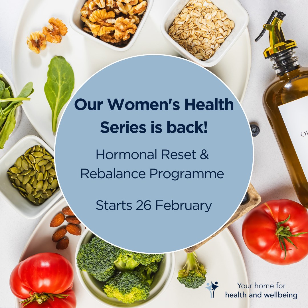 Following the success of our first Women's Health programme last year, it's back this February, helping you to recognise the profound impact of nutrition, movement, stress, sleep, and community on long term hormonal health.
Kathleen is hosting this small-group women's health programme for energy, clarity, and long-term wellbeing, breaking down exactly how you can support your body without extreme measures and providing practical solutions you can start today.
What's Included
✔ 4 small-group sessions (max 6 women)
✔ Thursdays 6:15–7:45pm (Q&A until 8pm)
✔ Dates: 26 February and 5, 12 & 19 March
✔ Location: Physical Balance Clinic, Basingstoke
✔ Fee: £200 (includes live sessions, handouts and bonus resources)
To book you place, please email elaine@physicalbalance.com and we hope to see you there 🍒🥑🍓🥦 #physicalbalance #thestudioatphysicalbalance #basingstokeclinic #nutritionbasingstoke #nutritionformenopause #pbwomenshealthseries