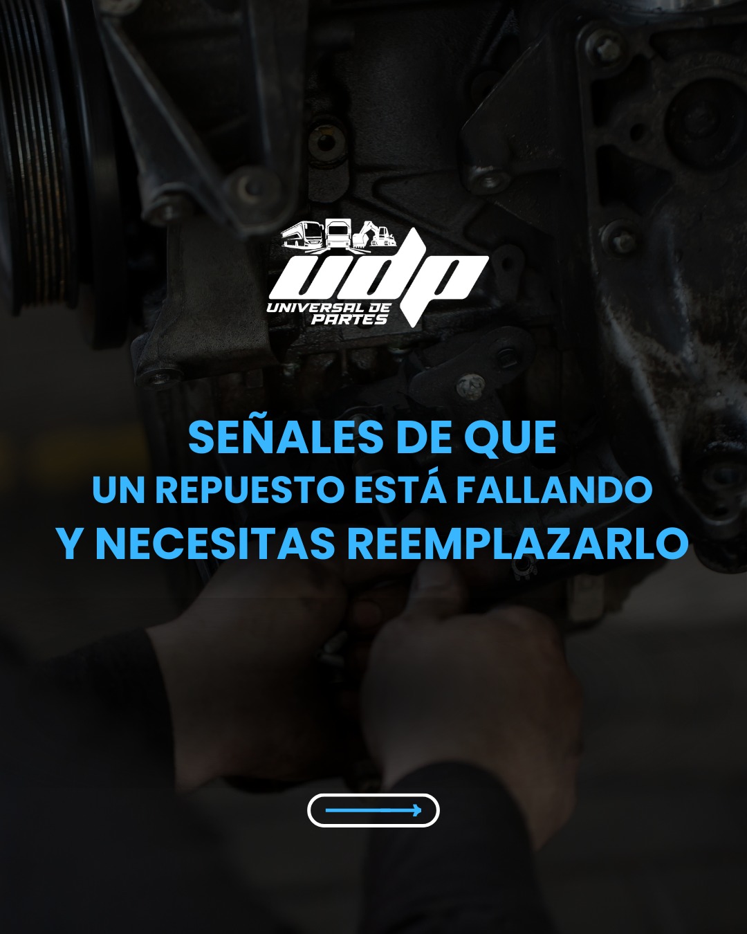 🔊 ¿Tu vehículo está haciendo ruidos inusuales? No lo ignores.
Los ruidos extraños no aparecen por casualidad: suelen ser la primera alerta de que un repuesto está fallando ⚠️
👉 Detectar a tiempo evita paradas imprevistas, daños mayores y sobrecostos en tu flota.
En Universal de Partes UDP te brindamos asesoría técnica especializada y repuestos confiables para línea pesada, ayudándote a mantener tu parque automotor productivo y seguro.
📲 Contáctanos hoy mismo
💬 Escríbenos por mensaje directo o WhatsApp
🛠️ Te ayudamos a identificar la falla y el repuesto correcto
🚛 Más prevención, menos costos. Más rendimiento para tu flota.