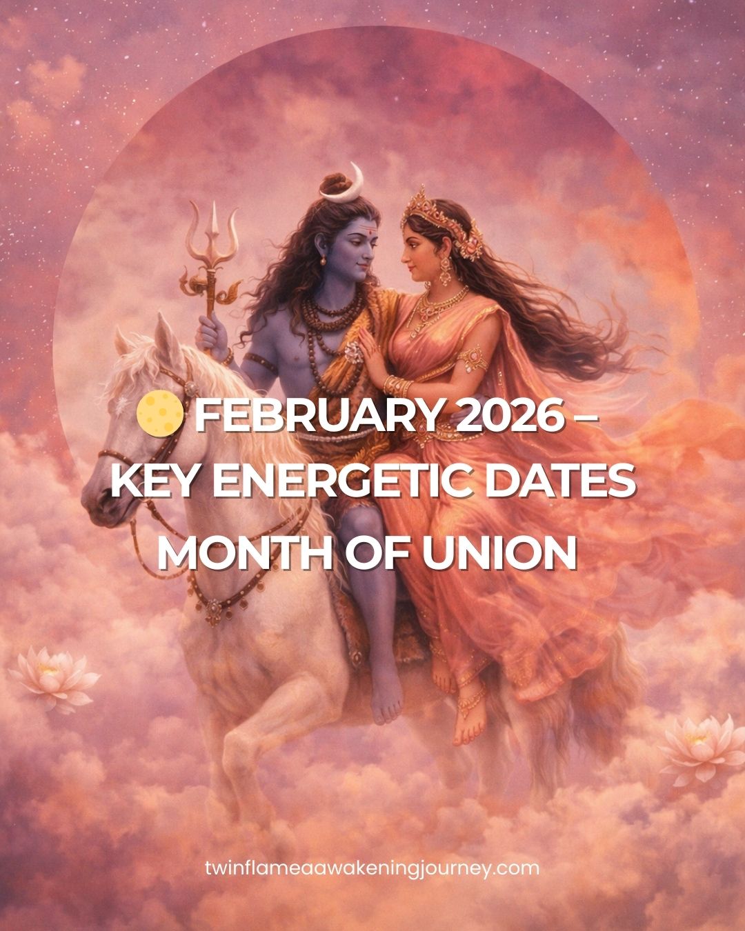 ✨ Cosmic Energetic Update – February 2026 ✨ ( Save this post )
February 2026 is not a “normal” month.
It is a threshold.
It begins with Imbolc and a Full Moon in Leo (Feb 1) — the return of inner fire.
This energy asks us to reclaim the heart, creative life force, and authentic self-expression.
False identities, performative confidence, and outdated roles are illuminated and released.
As the month unfolds, the Last Quarter Moon in Scorpio (Feb 9) brings deep emotional purging.
Hidden fears, energetic cords, ancestral patterns, and subconscious power dynamics rise to be cleared — not resisted.
Then we enter a powerful convergence.
Lupercalia and Maha Shivaratri (Feb 15) awaken raw life force and sacred union energy.
This is the meeting of stillness and activation — Shiva and Shakti within.
Many may feel intensified Kundalini movement, emotional detoxing, changes in sleep, or nervous system releases.
February 17 is the core portal.
A Solar Eclipse and New Moon in Aquarius collapse old timelines and seed new paradigms.
Expect sudden insights, identity shifts, endings without full mental explanation, and future vision downloads.
On the same day, Chinese New Year begins — the Year of the Horse, initiating momentum, bold movement, and liberation.
Forward motion is supported only where freedom, authenticity, and sovereignty exist.
That evening, Ramadan begins, amplifying collective fasting, devotion, humility, and inner purification.
The energy turns inward. Silence, prayer, and presence become powerful stabilizers.
By February 19, Pisces season softens the field.
Intuition heightens. Dreams deepen. Boundaries blur — not to confuse, but to dissolve what no longer needs form.
Finally, the First Quarter Moon in Gemini (Feb 24) assists with integration.
Mental clarity returns gently. Communication, writing, and conscious choices help anchor the shifts.
🌑 Energetic Theme of February:
This month is about surrender before momentum.
If you feel quieter than usual, emotionally open, deeply reflective, or resistant to forcing outcomes — you are aligned with the current.
#twinflame #shivashakti #moon #moonmagic #twinflamejourney