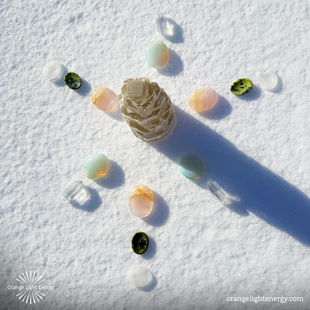 Building grids in the snow ❄️😍
This one old the intention to sooth the chaotic energies and allow for moments of respite and peace, calm even within the storm.
The crystals used are Selenite, Aura Quartz, Clear Quartz, Opalite, Rose Quartz & Golden Healer Quartz, and serpentine with Hematite & Pyrite. (I think all of these, apart from the Selenite tower came from magical Joanna @solelunacompany)
Sending love and magic to all 💕
___
Are you ready to take the next step in your spiritual journey? Come see how we can help: https://www.orangelightenergy.com
Are you looking for your Lightworker Tribe? Come check out our Patreon community:https://www.patreon.com/OrangeLightEnergy
Follow us at https://www.instagram.com/orangelightenergy/
Find Jennifer 💜
You Tube: https://www.youtube.com/MetatronIsSpeaking
Medium: https://medium.com/Metatron.Is.Speaking
#orangelightenergy #metatronisspeaking #light #energy #receive #energysupport #movingforward #support #loss #hope #grief #lightinthedark #peace #love #gentleness #light #compassion #choicepoint #holdinglight #snow #snowday #snowstorm #crystalgrid #snowgrid #crystalhealing #crystalenergies