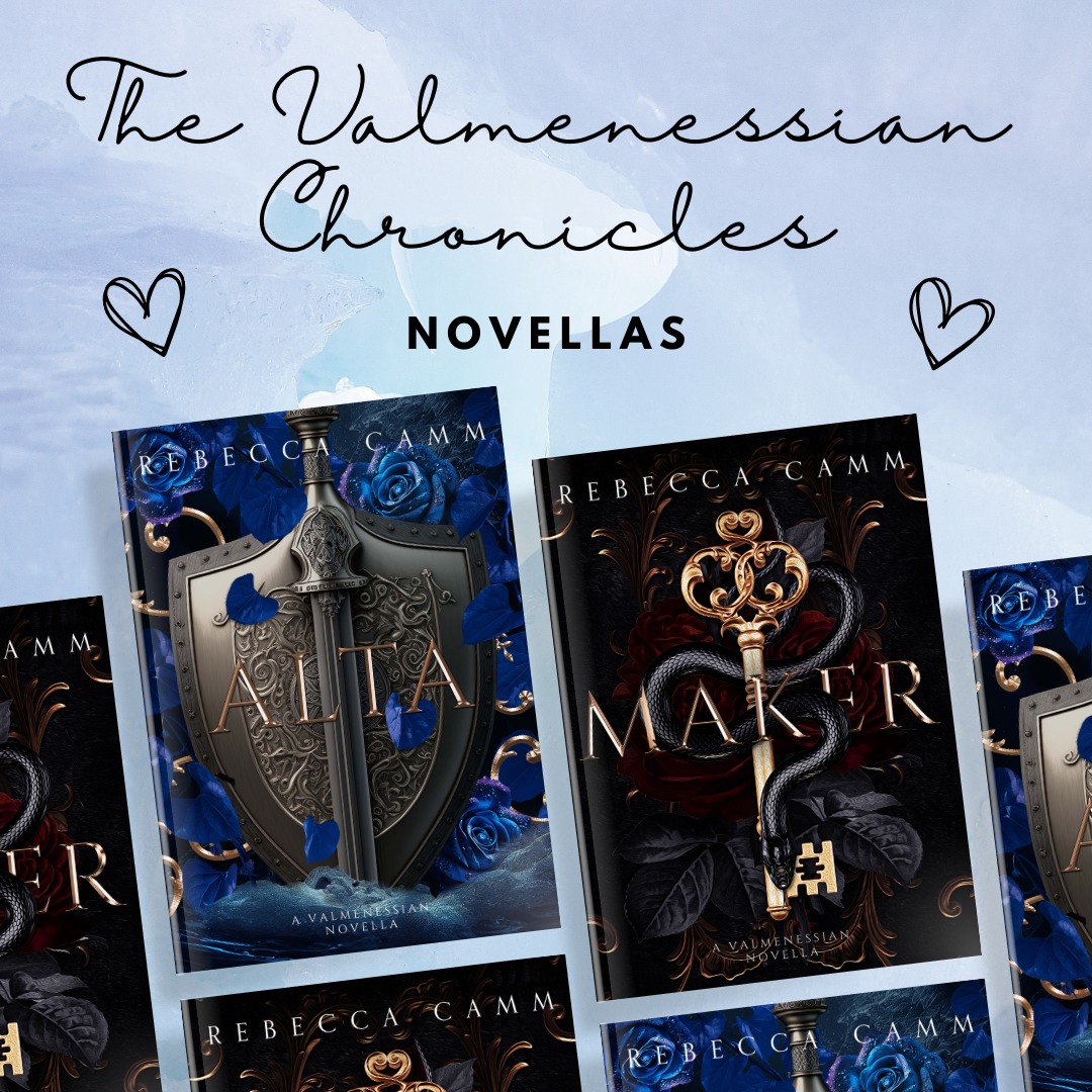 Alta and Maker are companion novellas to The Valmenessian Chronicles and are perfect if you’re looking for a short read to bump up your Goodreads tally as both can be read as stand-alone stories 😉
Delve further into the lives of Nora and Sloane before the events of Liars and Light and read about some of the events that have shaped who they are.
The Valmenessian Chronicles is perfect if you're a fan of fantasy with...
❤️ found family
❤️ magic
❤️ rebellion
❤️ strong female characters
❤️ romance
❤️ adventure
❤️ and much more!
#readingwritingdaydreaming #fantasybooks #bookstagram #bookish #bookworm #bookdragon #instabook #igreads #instabook #booksbooksbooks #booksofinstagram #readersofinstagram #read #reading