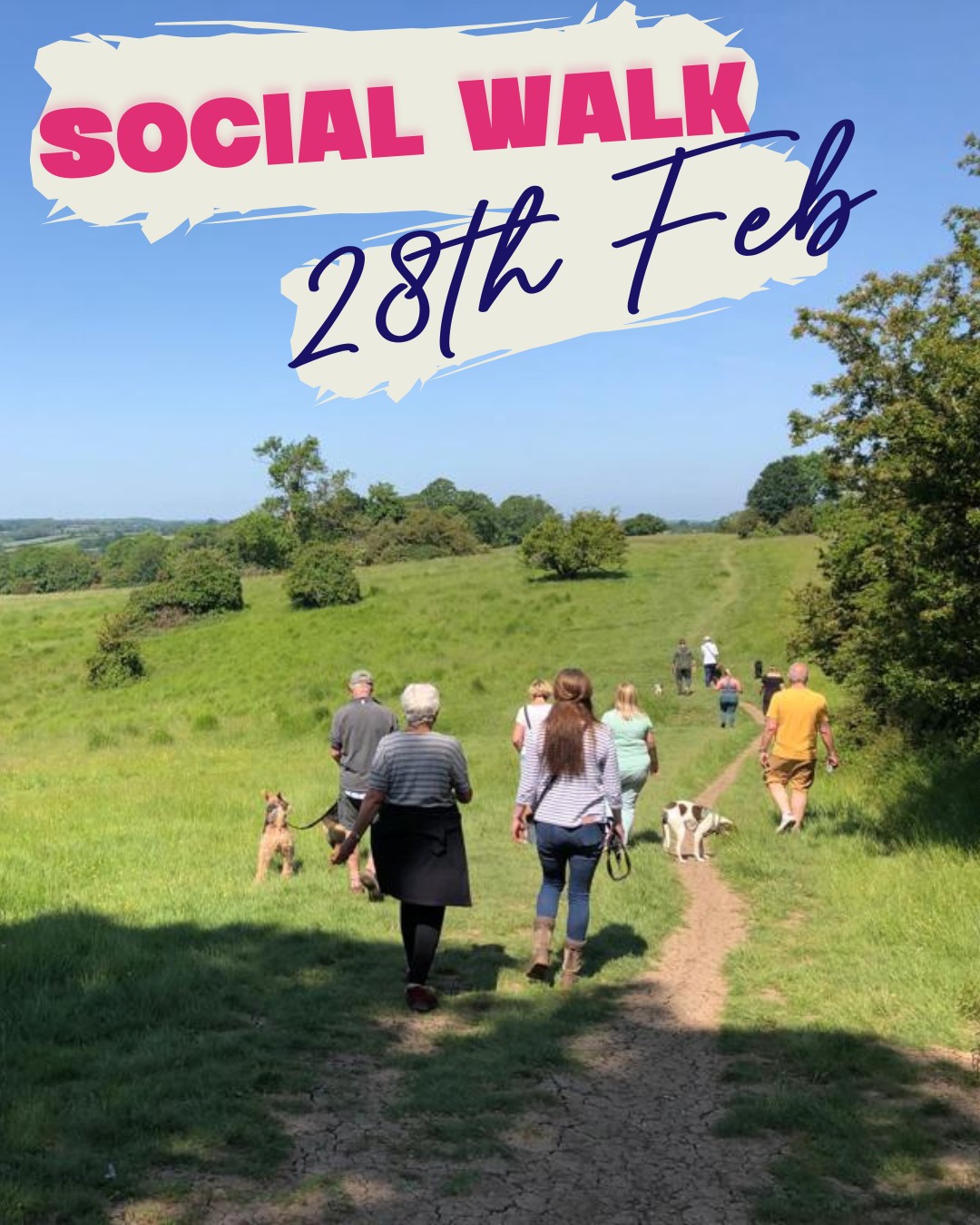 "Our February social walk is booked 🐾💛
📍Ilmington Community Car Park (Sports Club and Playground) CV36 4JQ
🗓Saturday 28th Feb
⏰ 2pm meet
A relaxed group walk for dogs (and their people).
Friendly faces, steady pace, and a lovely way to end the month.
Joining us?
Drop a 🐶 in the comments or DM us to let us know.
#SocialDogWalk #DogCommunity #LocalDogWalk #DogOwnersUK #DogSocial
