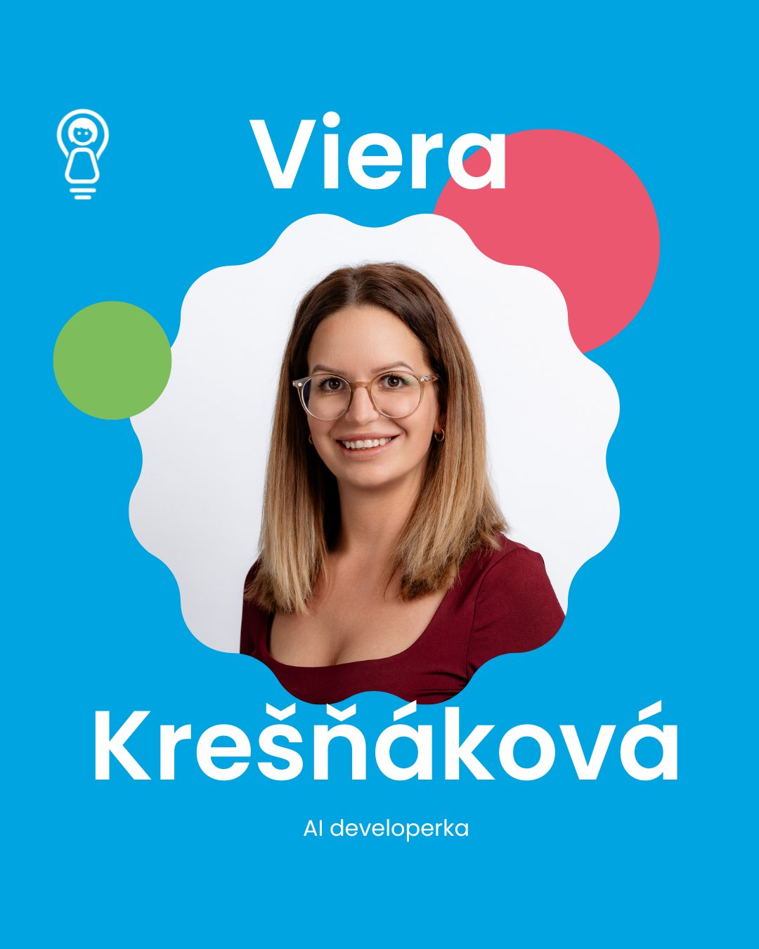 ✨ Kto je Viera Krešňáková?
👩💻 AI developerka a výskumníčka
🤖 Učí počítače a aplikácie samostatne pracovať s dátami
🧠 K informatike sa dostala cez matematiku, fyziku a chémiu
@vierka.kresnakova je dôkazom, že rast začína tam, kde povieš „neviem“. Dennodenne hľadá riešenia, učí sa nové veci a nebojí sa skúšať. Nedávno svojou cestou inšpirovala študentov na @spseke 🌱
💛 Ďakujeme, Viera, že ukazuješ, že aj dievčatá môžu tvoriť budúcnosť v technológiách.
#inspiringgirls #aideveloper