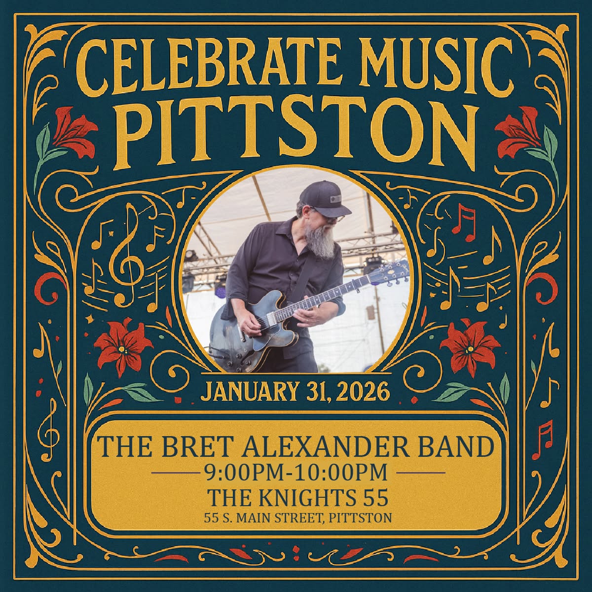 Turn up the night! Mere Mortals & The Bret Alexander Band rock The Knights 55 from 9–11 PM THIS SATURDAY!