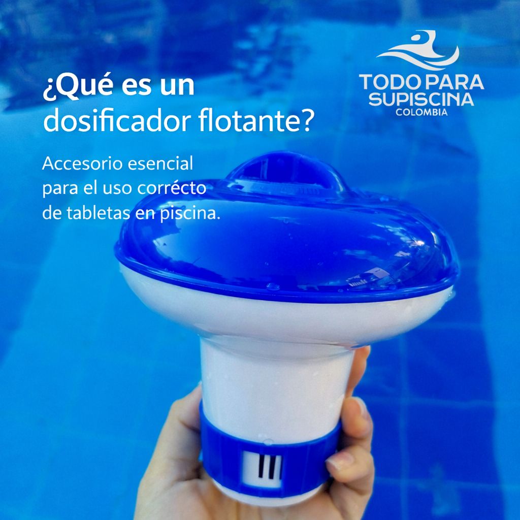 ¿Sabes qué es un dosificador flotante?
Es un accesorio diseñado para contener tabletas y permitir que se disuelvan de forma gradual mientras flotan en la piscina.
Un elemento sencillo, pero fundamental para el uso correcto de tabletas en tu piscina.
📲 WhatsApp: 319 508 9763
🌐 todoparasupiscinacolombia.com
Disponible en Todo Para Su Piscina Colombia.