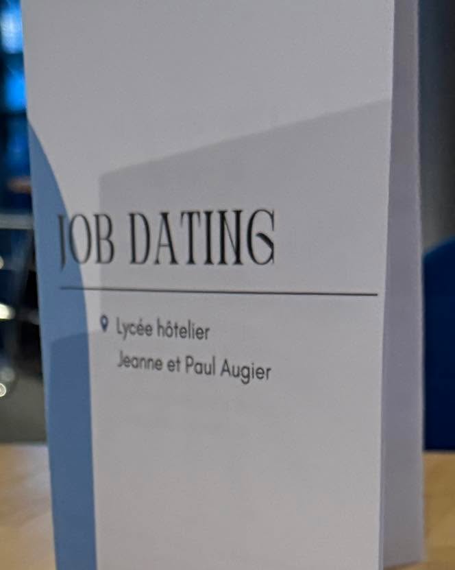 55 magnifiques entreprises
300 élèves surmotivés
6h de rencontre
Des centaines de présentations, de rencontres, de sourires et de promesses
Le job dating du lycée Jeanne et Paul Augier édition 2026 aura une fois encore été un vrai succès.
Merci à tous pour cette belle énergie