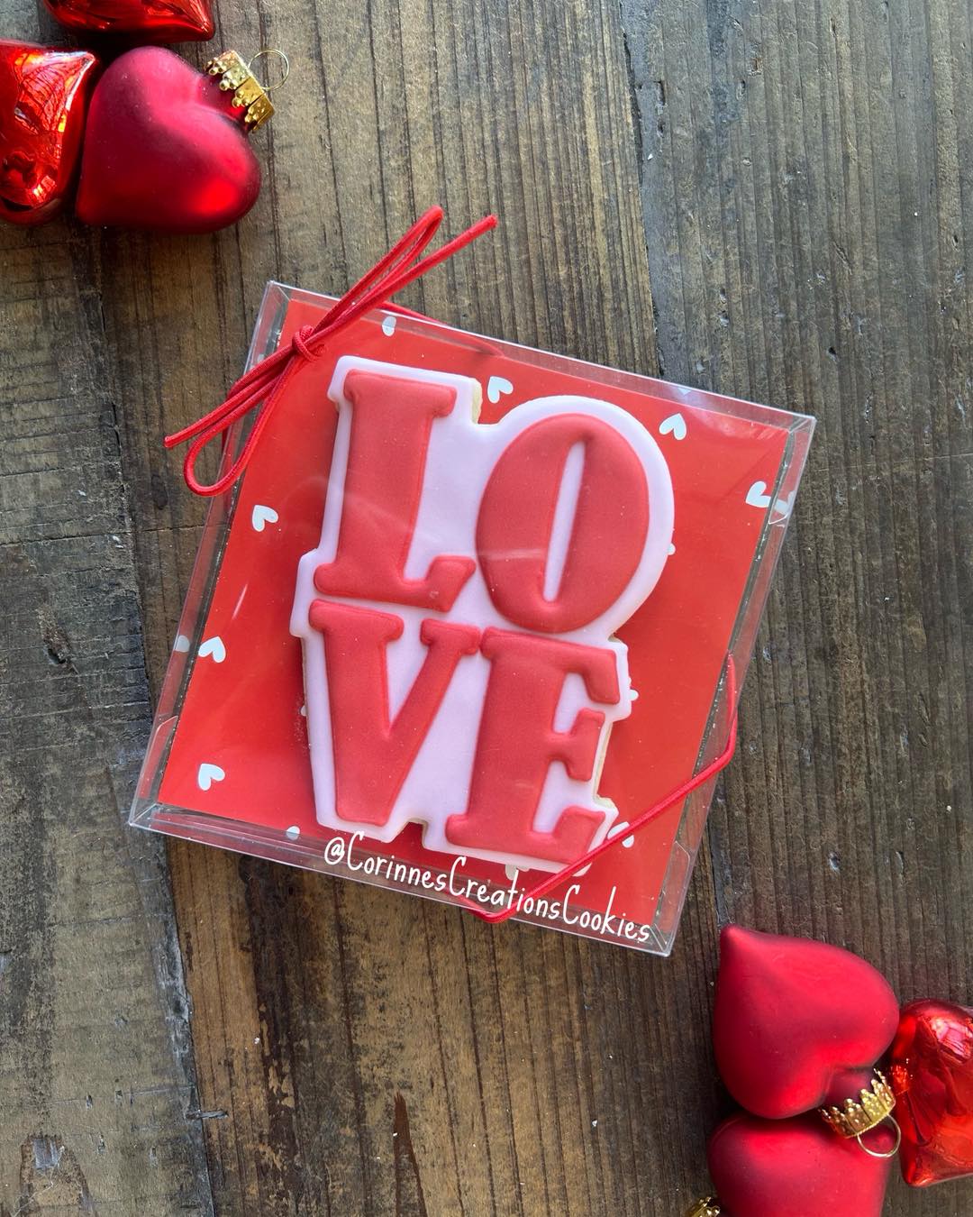 Time is running out! My Valentines cookie presale ends on Friday. Grab one of these single cookie options and more online at corinnescreations.com/shop.