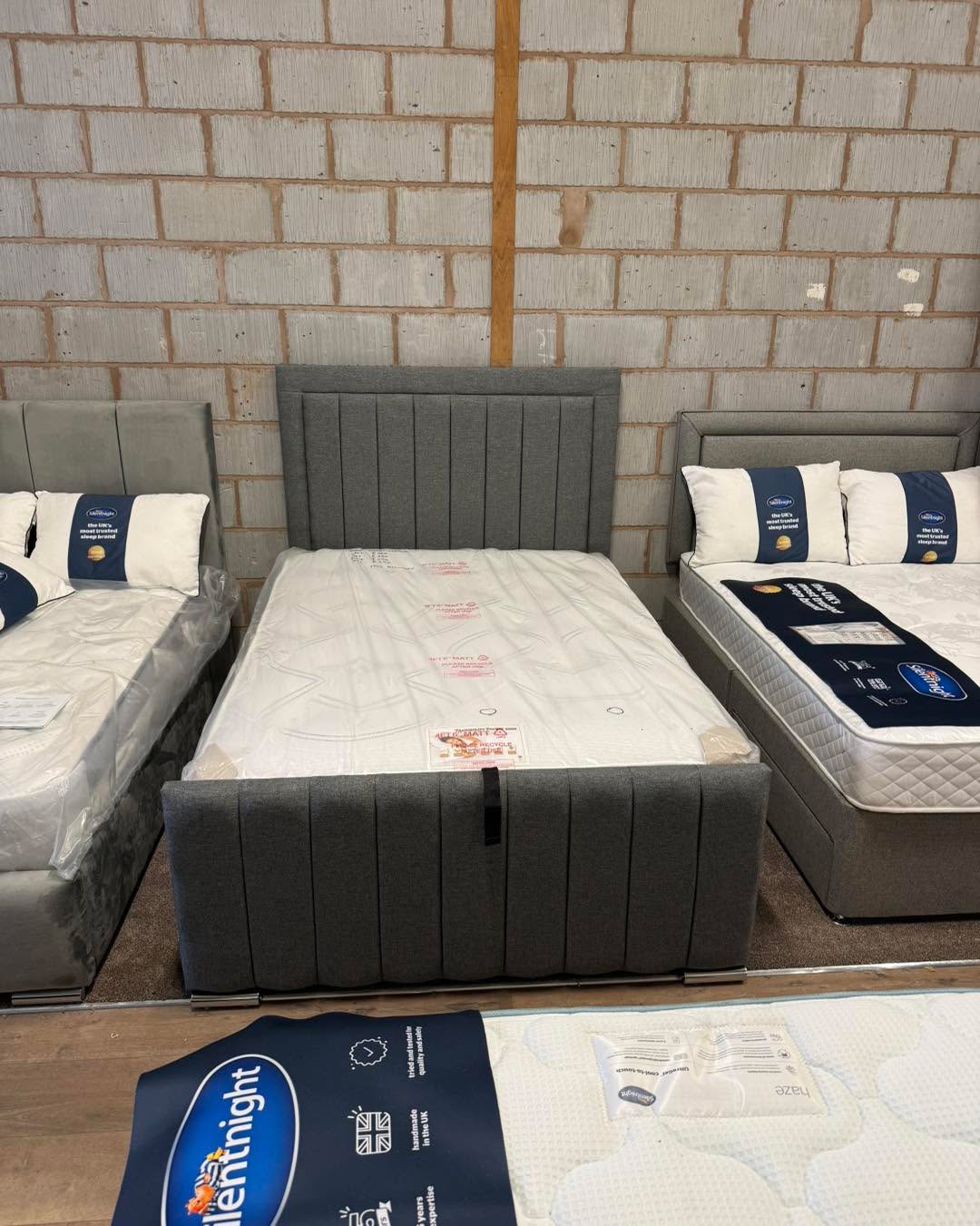 💧💧💧New drops at stafford carpets 💧💧💧
Introducing the ‘Milan’ range of bed
Colour pewter
Fabric dumphries
This is built solid as a rock, head to toe headboard and extremely sturdy.
We also have a new 2000 pocket sprung mattress range which were sure will be a hit, fantastic value for money for those that like a firmer mattress.
Only thing we need is a name for the new range, hit us some ideas in the comments and the winner will get 2 x free rugs ⭐️
These ranges are unique to stafford carpets and cannot be brought else where
All likes and shares welcomed as we look to push this new venture saving staffordians money in the process
Free bed and mattress delivery’s and builds on all orders