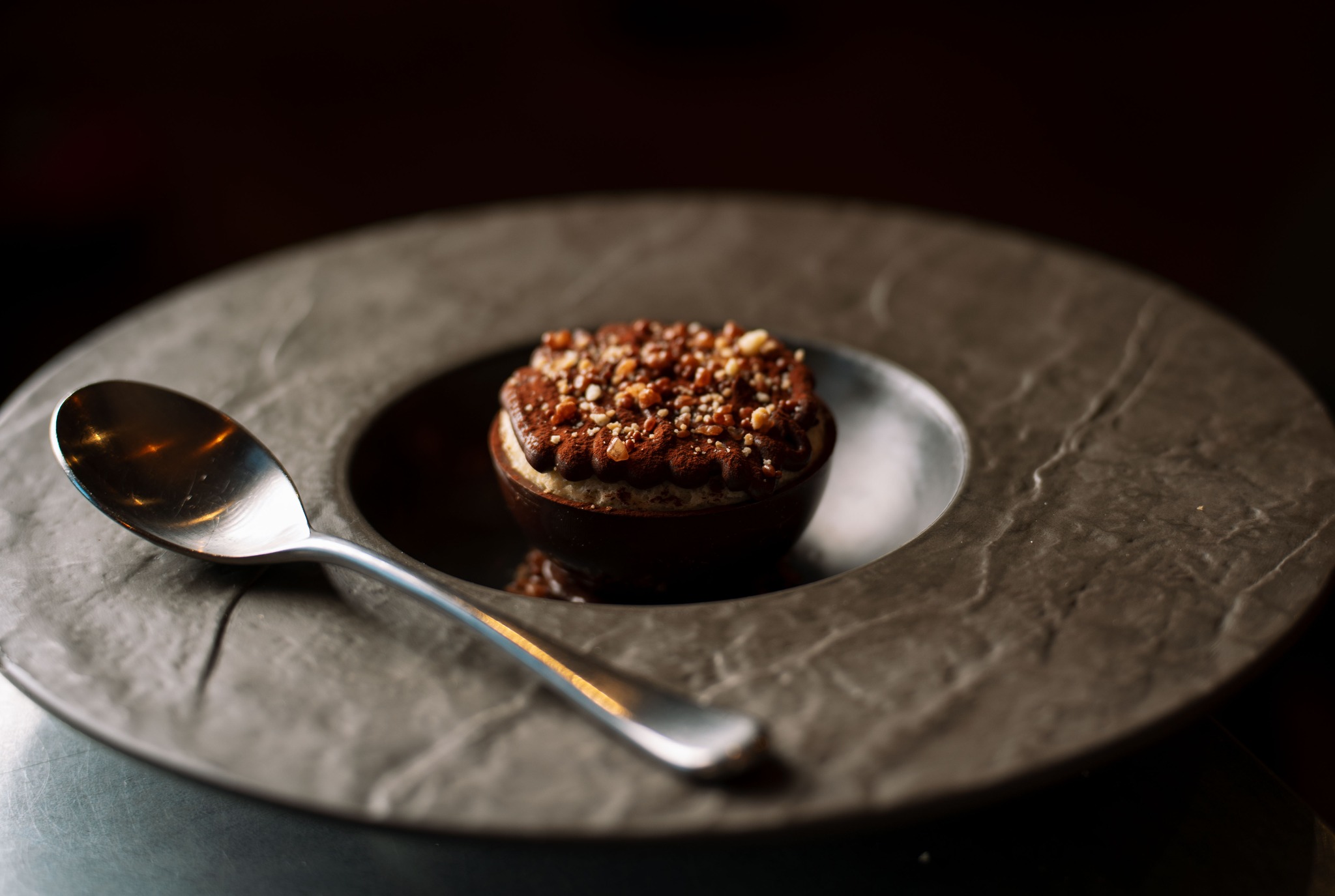 Tiramisu -- Espresso Cremeux, Genoise, Zabaione, Chocolate Dome.
A proper finish. Rich, indulgent, and one for the coffee lovers.
#thedogatwingham #top50gastropubs #wintermenu