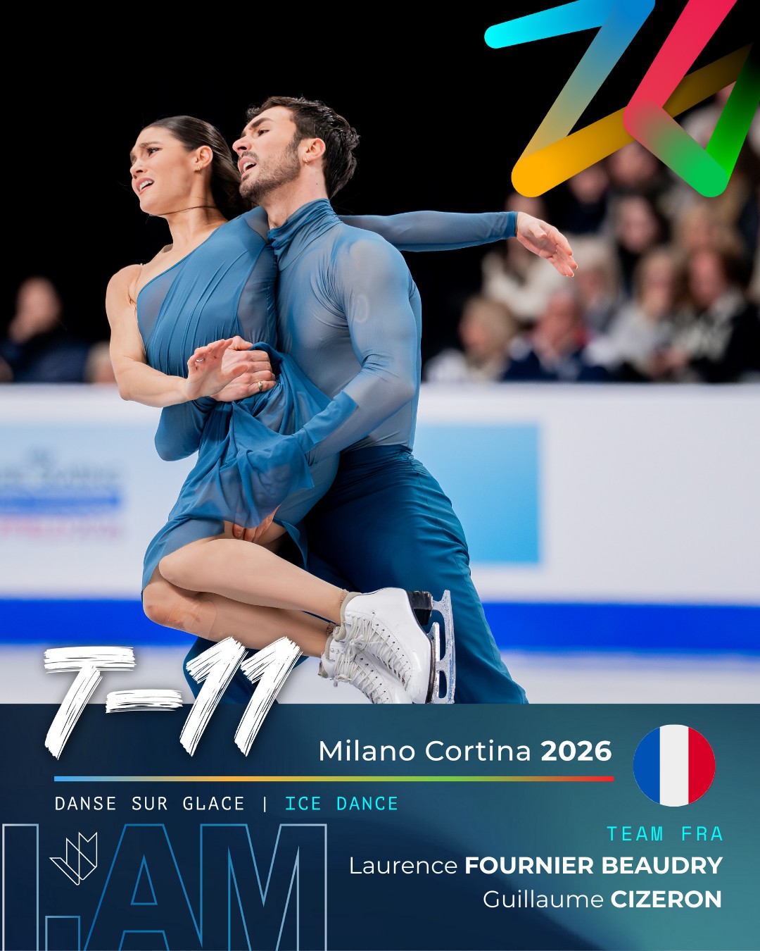 Plus que 11 jours avant que la danse sur glace fasse vibrer les Jeux olympiques! ❄️🔥
Rencontrez les athlètes I. AM qui seront à #MilanoCortina2026 ✨Laurence Fournier Beaudry & Guillaume Cizeron✨
📍 Représentent: la France 🇫🇷
🤝 Patinent ensemble depuis: 2025
✨Expériences olympiques: PyeongChang 2018 (Guillaume - Argent); Pékin 2022 (Guillaume - Or, Laurence - 9e 🇨🇦)
📺 Voyez-les en action les 9 et 11 février pour la danse rythmique et pour la danse libre! La France est également qualifiée pour l’événement par équipes qui débutera le 6 février!
//
Only 11 days left until ice dancing sets the Olympics alight! ❄️🔥
Introducing I. AM’s #MilanoCortina2026 Olympians ✨Laurence Fournier Beaudry & Guillaume Cizeron ✨
📍 Representing: France 🇫🇷
🤝 Teamed up in: 2025
✨Olympic appearances: PyeongChang 2018 (Guillaume - Silver); Beijing 2022 (Guillaume - Gold, Laurence - 9th 🇨🇦)
📺 Tune in February 9 & 11 for the rhythm and free dance! Team France is also qualified for the Figure Skating Team Event starting on February 6th!
@laurencefournierbeaudry @guillaume_cizeron
📸 @danielleearlphotography