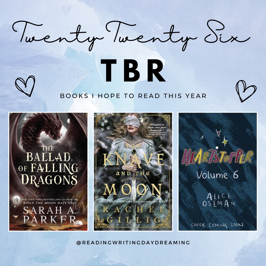 We're a month into 2026 and I'm so excited for this year and all it's possibilities!
I have lots of plans and goals I'd like to achieve this year. I've even pinned them on a board so now they are very real 😅 Amongst them is my reading goal, so here are my anticipated reads for the year that will hopefully help me reach my target 🥰
Will you be reading any of these? What's on your tbr this year?
#readingwritingdaydreaming #bookstagram #bookish #bookworm #bookdragon #instabook #igreads #instabook #booksbooksbooks #booksofinstagram #readersofinstagram #read #reading