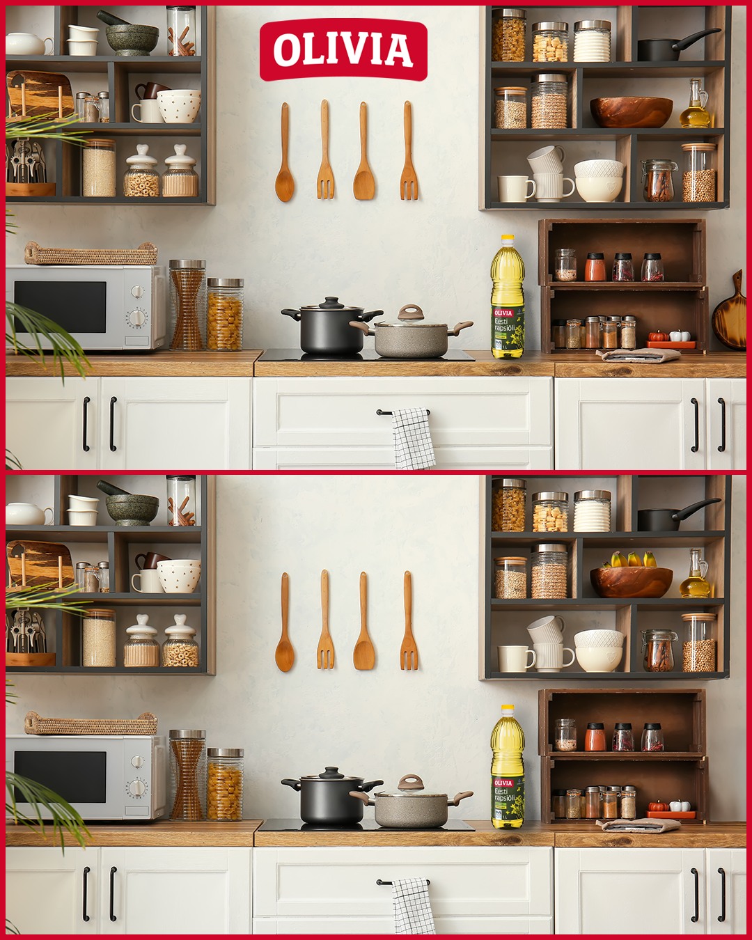 Oled terane kui pannil särisev rapsiõli? Leia kolm erinevust! 👀#rapsiõli