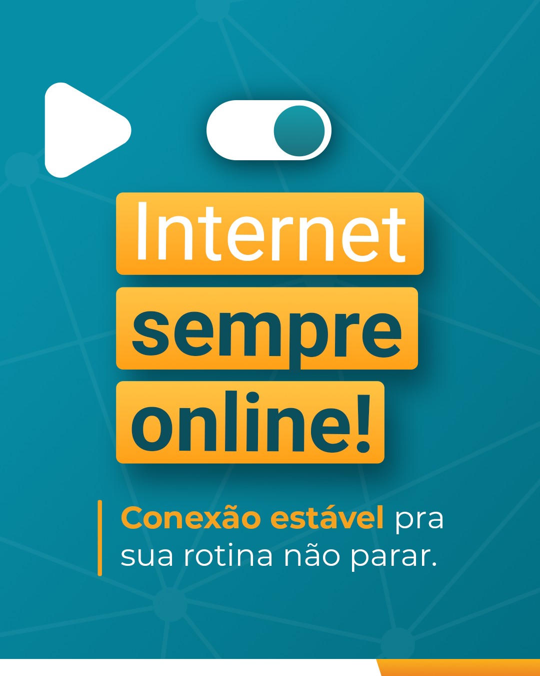 Nada de ficar esperando a internet voltar.
Nada de oscilar bem na hora que você mais precisa. Com a Telefonar, a conexão funciona do jeito que deveria, ligada, estável e pronta pra acompanhar sua rotina do começo ao fim do dia.
Aqui, a internet fica no modo ON, sempre.