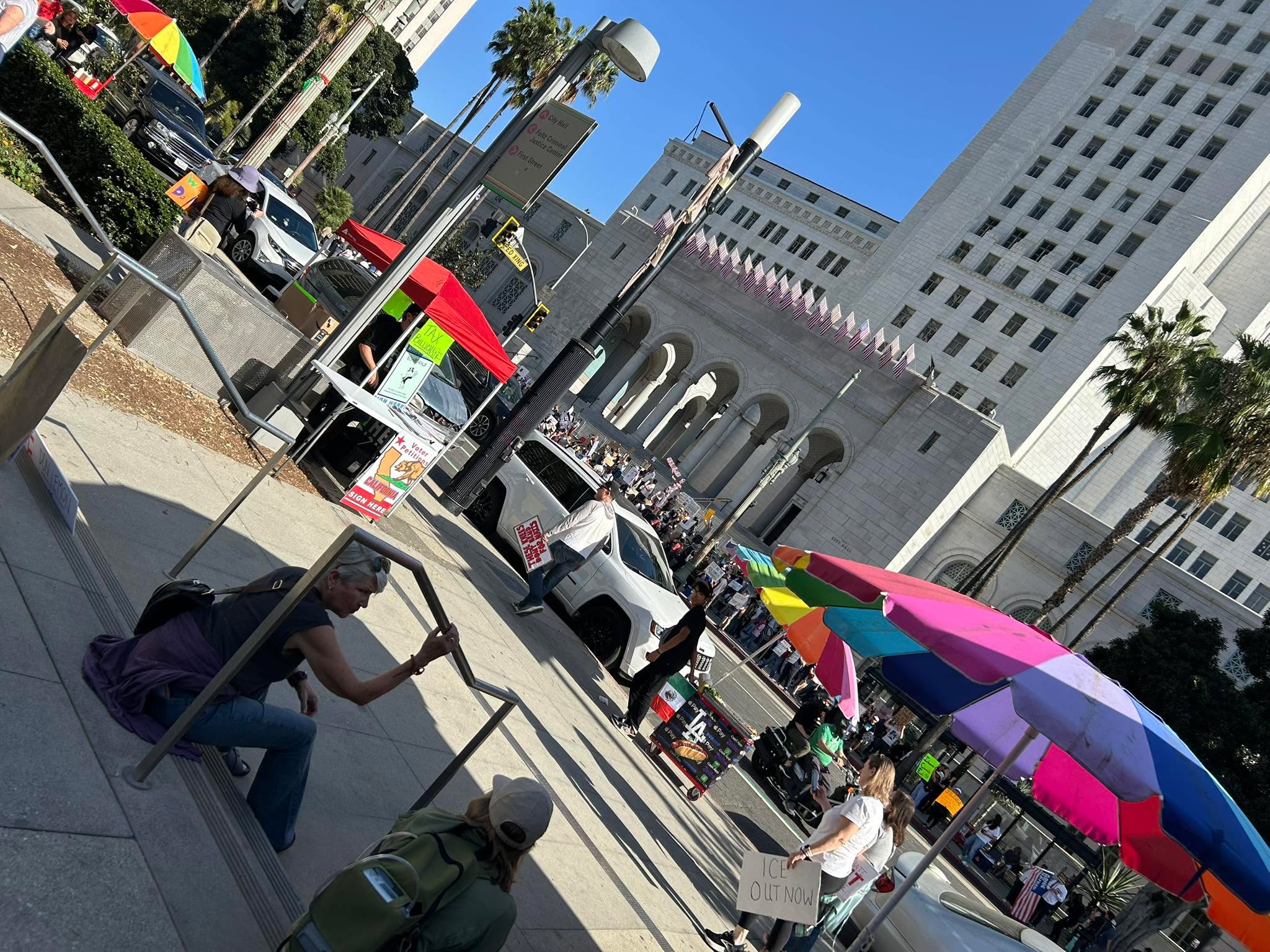 Another Saturday, another protest in LA
