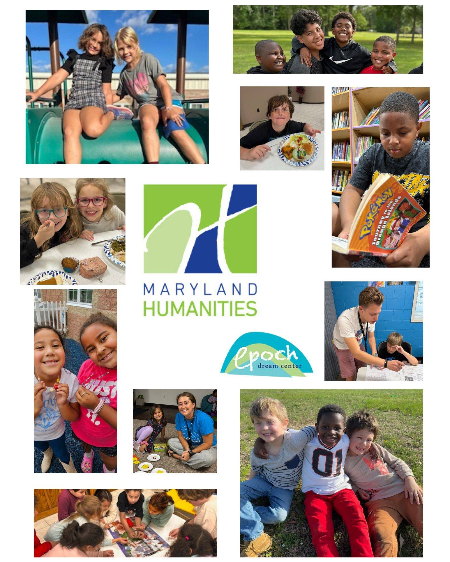 So much gratitude and so much excitement! 🎉
Epoch is honored to be a 2025 Hatza SHINE Grant recipient through Maryland Humanities. Support like this allows us to keep showing up for our students with consistency, care, and meaningful opportunities. We are extremely grateful to Maryland Humanities for investing in programs that put students first.
We are so proud to be part of this work. 💙
#MDHumanities
-Support for this grant comes in part from the Maryland Historical Trust and the Maryland Department of Planning. The perspectives shared belong to the Epoch Dream Center and may not reflect the views of the Maryland Historical Trust or the Maryland Department of Planning.-