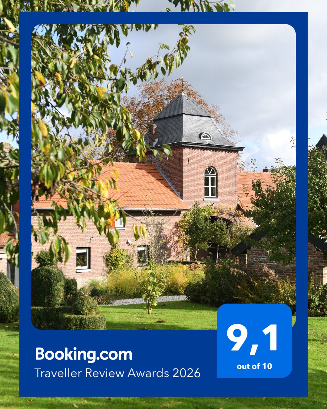 "Charmante, idyllische locatie. Bijzonder kindvriendelijk.
De accommodatie had zelfs speelgoed en bordspellen, en de trampolines buiten waren een enorm succes bij de kinderen :).
Een zeer vriendelijke ontvangst en de accommodatie is van alle gemakken voorzien."
#travellerreviewawards2026 #bookingcom #huiskenshof #tevredengasten #googlereview