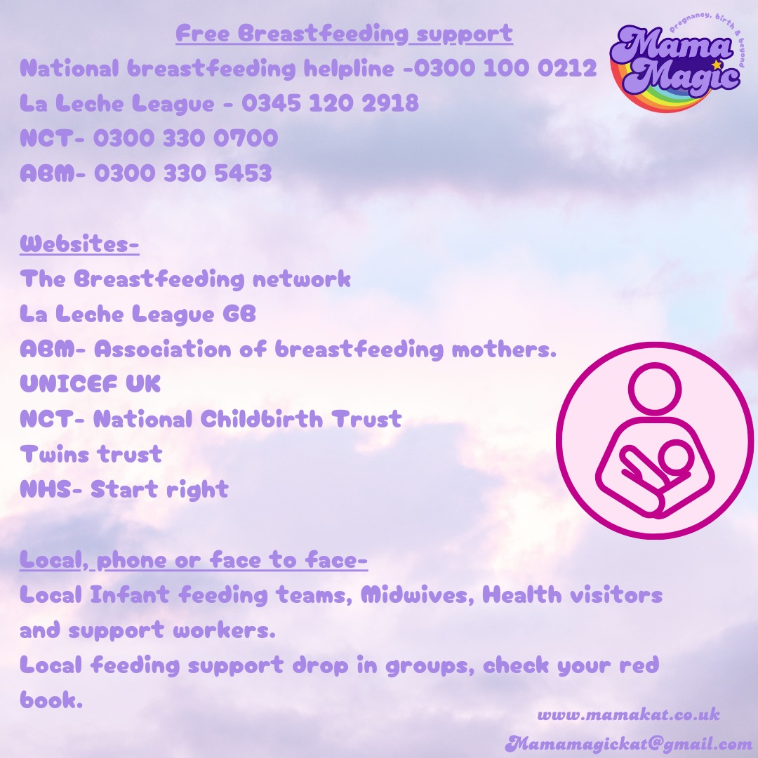 Did you know that there are lots of free helplines, groups and ways to get breastfeeding & infant feeding support?
As well as attending the local groups you can call the National breastfeeding helpline 24/7.
I know it isn't always easy to ask for help, but please do!
#breastfeedingsupport #newbaby #feedingsupport #home #hospital