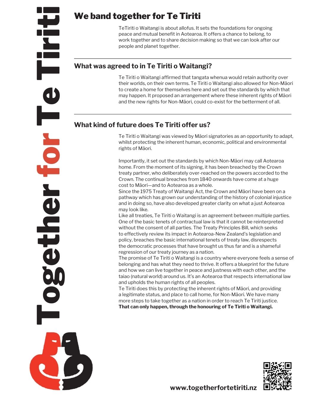 We will be closed for Waitangi Day today.
Honour Te Tiriti o Waitangi.