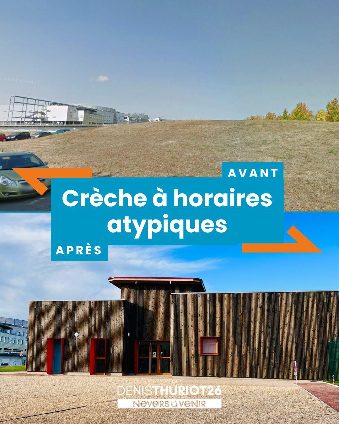Nevers à Venir s’était engagé, dans le cadre de l’engagement n°62, à ouvrir une crèche à proximité de l’hôpital.
L’objectif était de répondre enfin aux besoins des parents aux horaires de travail atypiques, en particulier ceux du personnel soignant.
Ce projet, mené en partenariat avec la Caisse d’Allocations Familiales de la Nièvre et confié à l’organisme Les Petits Chaperons Rouges, a ouvert ses portes en 2025. Cette nouvelle crèche « Nevers Patrick Guillot » accueille aujourd’hui une trentaine d’enfants âgés de 3 mois à 4 ans, dont 20 de personnels soignants et autres agents hospitaliers.
Un engagement pour les familles et un soutien utiles aux hospitaliers.
#neversavenir #denisthuriot26