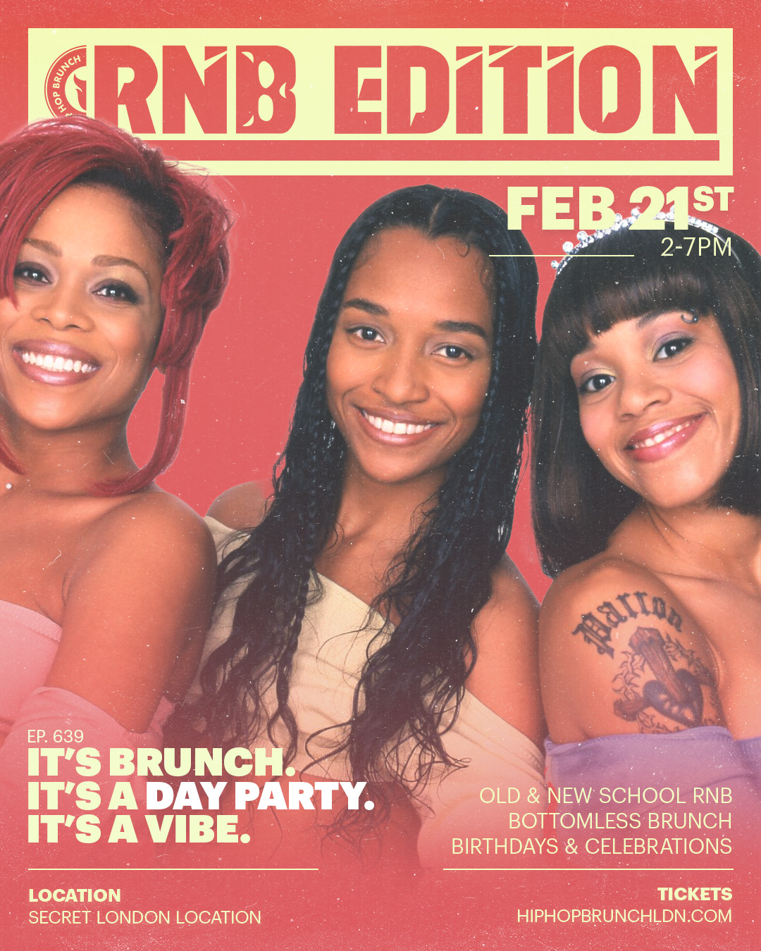 "One of the best parties I have ever been to in my life. Love it! Love it! I will defo go again xx" ⭐⭐⭐⭐⭐ Reviewed by Hip Hop Brunch™ Guest
Tickets & info 👉 link in bio