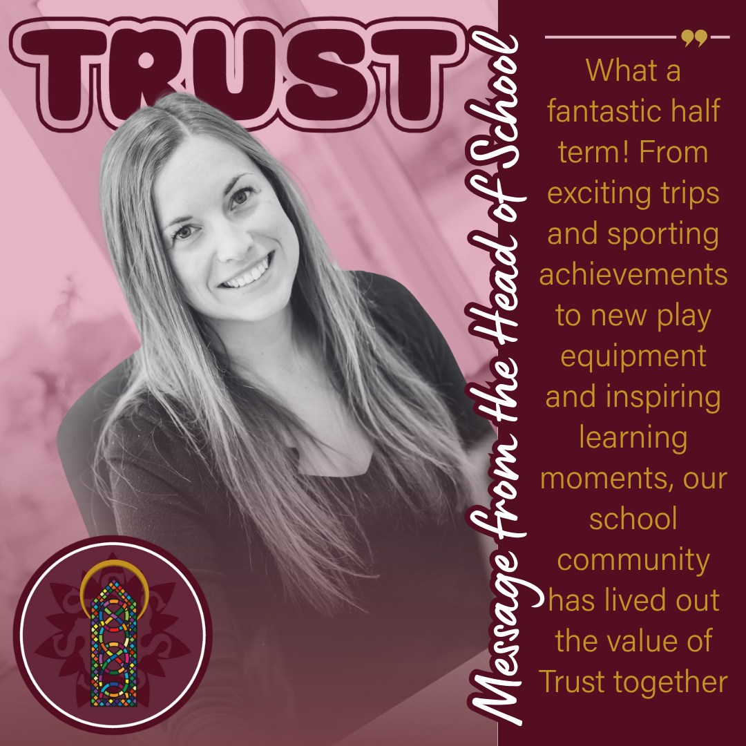 👏 As we come to the end of another busy and successful half term, I would like to take a moment to thank you for your continued support and partnership with the school. Our Christian value this half term has been Trust and it has been wonderful to see this lived out so clearly across our school community.💫
The children have enjoyed many memorable experiences, including Year 2 watching a fantastic Great Fire of London trunk show to bring their learning to life and Year 5’s residential visit to Willersley Castle, where they showed independence, teamwork and trust in one another.
We are also delighted with the new play equipment installed on the field, which is already supporting positive play and friendships at lunchtime.
⚽ This half term has also seen children proudly represent the school in a range of sporting tournaments, take part in activities for Children’s Mental Health Week and reflect deeply through Year 3’s thoughtful collective worship on trust. 📖 The Scholastic Book Fair created great excitement around reading and we finished the half term in traditional style with our much-loved pancake races.🥞
We wish everyone a happy, restful half term break and look forward to welcoming the children back on Monday 23rd February.
.
.
.
#headofschool #endofhalfterm #trust #gratitude #celebration #barnack