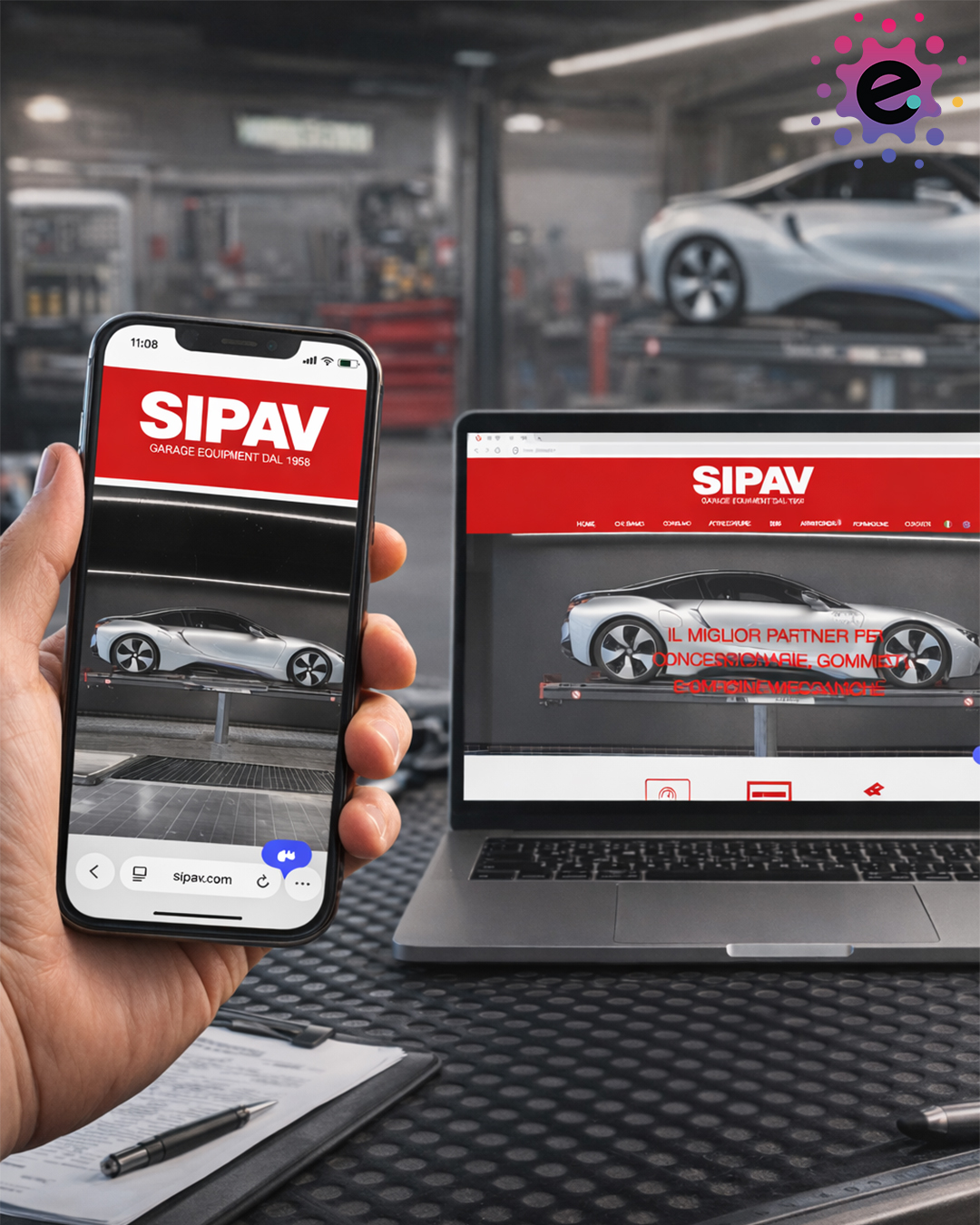 🤝 Le lavorazioni che ci rendono orgogliosi.
Vogliamo ringraziare @sipavsrl , azienda leader in Italia nel settore delle attrezzature e dei materiali di consumo per gommisti e officine meccaniche, per la fiducia accordata al nostro team.
Abbiamo avuto il piacere di collaborare con Sipav nella riprogettazione grafica del loro sito web, lavorando su un’interfaccia più moderna, chiara e coerente con il valore, la solidità e la leadership del brand.
Confrontarsi e crescere insieme a realtà di questo livello è sempre uno stimolo importante e una grande soddisfazione.
È davvero un piacere lavorare con clienti che rappresentano l’eccellenza del proprio settore.
📲 Vuoi rinnovare anche tu la tua presenza digitale?
Contattaci per un progetto su misura.
🌐 www.easy-ware.it
📧 direzionale@easy-ware.it
#Sipav #CollaborazioniDiValore #WebDesign #RiprogettazioneSito #IndustriaItaliana #Eccellenza #DigitalDesign #EasyWare #SitiWebProfessionali #BrandIdentity