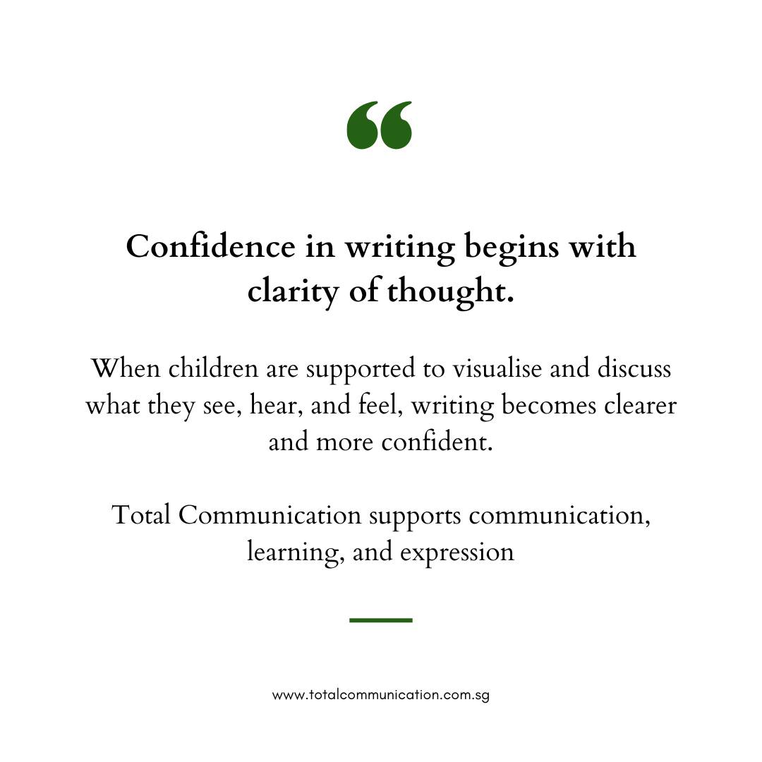 When thoughts are clear, writing becomes easier and more confident.
To learn more connect with us, call/whatsapp: +65 9115 8895
Follow us:
@total_communication
@total_communication
@total_communication
#Totalcommunication #ChildLanguageDevelopment #ConfidentWriters #WritingConfidence #speechtherapysingapore