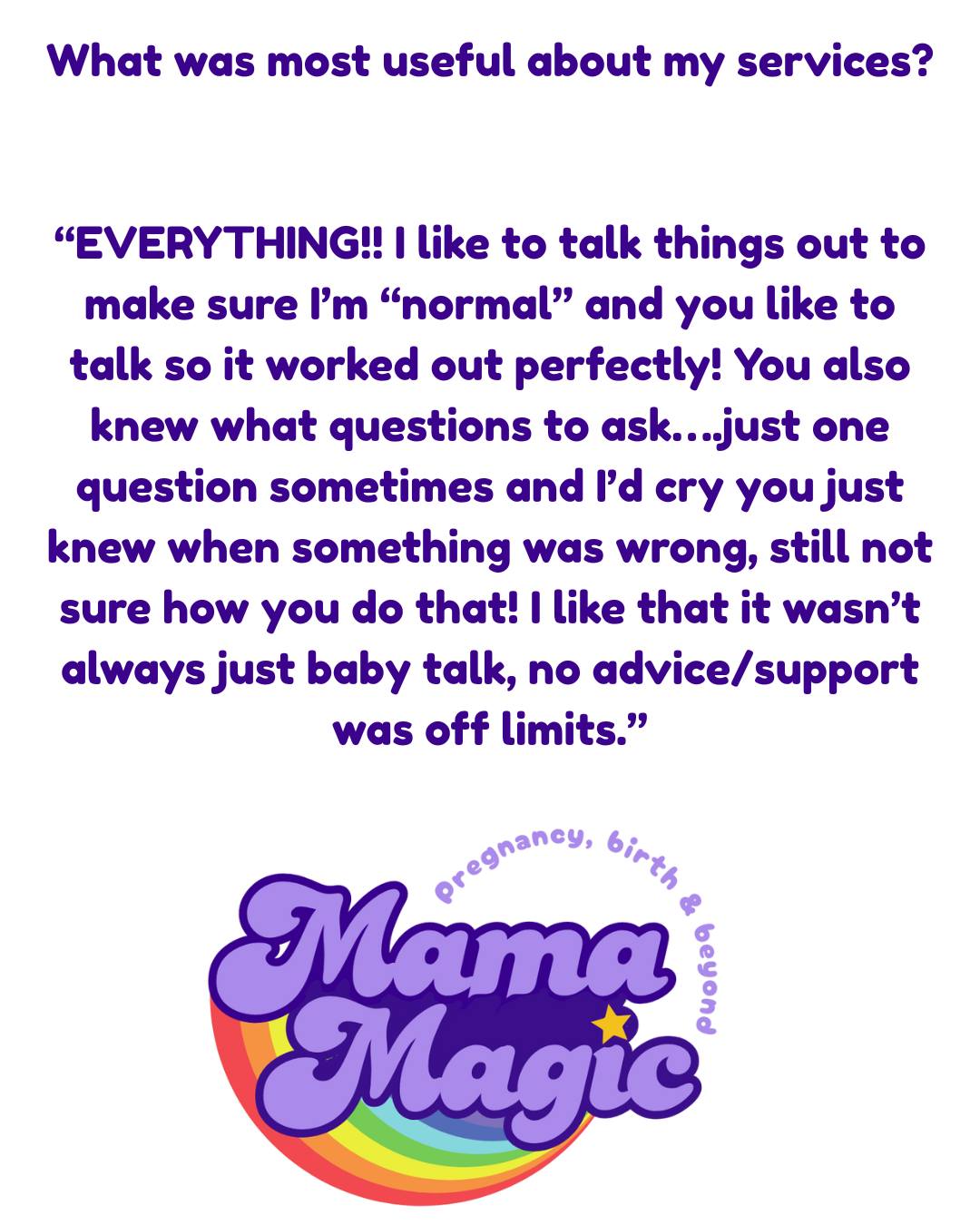 I’m going to be honest every time a client leaves me feedback, I do a little happy dance. 💃
Your reviews mean the world to me. They help me grow as a doula, build my confidence, and allow new families to find me and feel safe booking my support. But it’s not just about the "good" stuff I value your honesty, too! If there is ever something that didn't quite work for you, I want to know so I can evolve and better serve my community.
To everyone who has taken a moment to share their birth story or experience with me: Thank you. You are the heartbeat of my business. ❤️
If you have received a form please do fill it in and leave me a google review at https://g.page/r/Ca1TcraIOi_UEB4/review
THANK YOU!