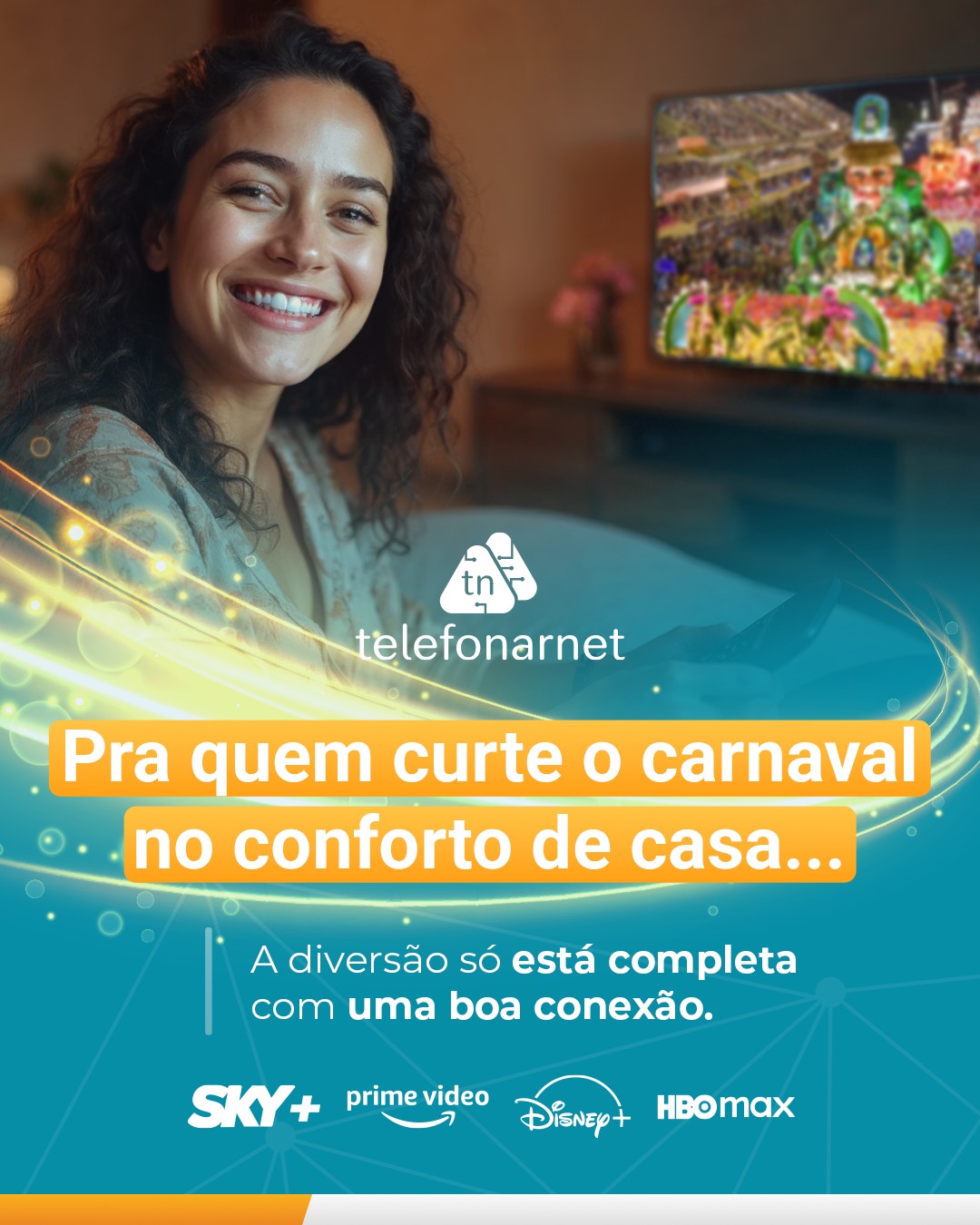 Tem quem vá pro bloquinho, quem prefira o sofá, quem divida o tempo entre os dois, e tá tudo certo.
O importante é curtir do seu jeito, com uma internet que funcione pra compartilhar momentos, assistir, se localizar e relaxar sem preocupação.
Com a Telefonar, a conexão acompanha a diversão, onde você estiver. 💙