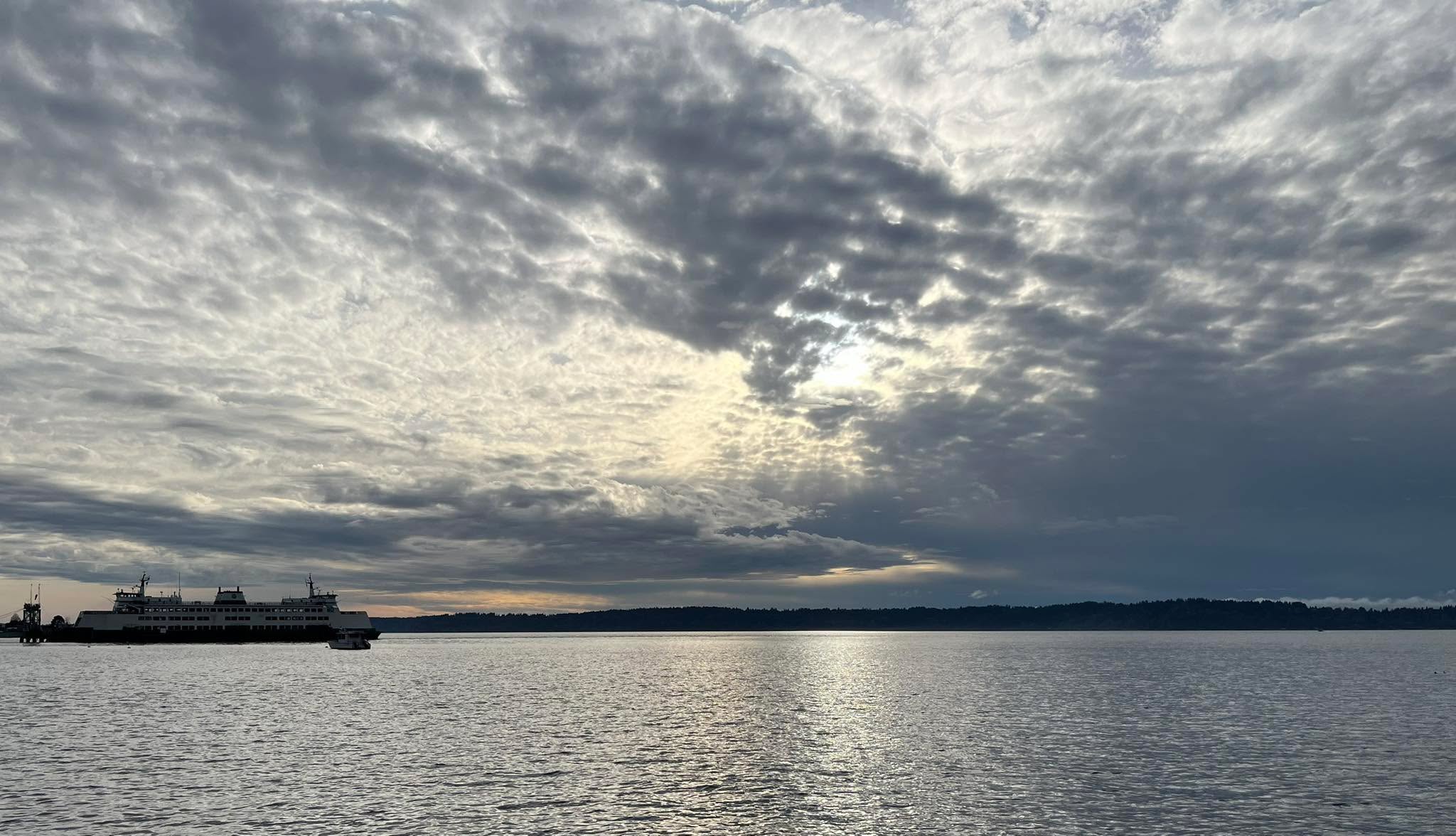 Puget Sound sunset 😊