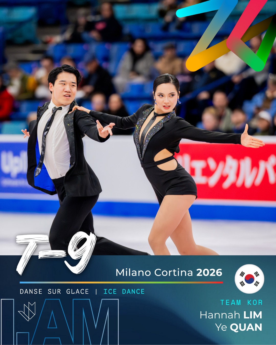Plus que 9 jours avant que l’élégance et la passion de la danse sur glace s’invitent à Milan! 💃🕺
Rencontrez les athlètes I. AM qui seront à #MilanoCortina2026 ✨Hannah Lim & Ye Quan ✨
📍 Représentent: la Corée du Sud 🇰🇷
🤝 Patinent ensemble depuis: 2019
✨Font leurs débuts olympiques
📺 Voyez-les en action les 9 et 11 février pour la danse rythmique et pour la danse libre! La Corée du Sud est également qualifiée pour l’événement par équipes qui débutera le 6 février!
//
Only 9 days left until the elegance and passion of ice dancing take center stage in Milan! 💃🕺
Introducing I. AM’s #MilanoCortina2026 Olympians ✨Hannah Lim & Ye Quan ✨
📍 Representing: South Korea 🇰🇷
🤝 Teamed up in: 2019
✨Making their Olympic debut
📺 Tune in February 9 & 11 for the rhythm and free dance! Team South Korea is also qualified for the Figure Skating Team Event starting on February 6th!
@h.annahlim @quanye.1