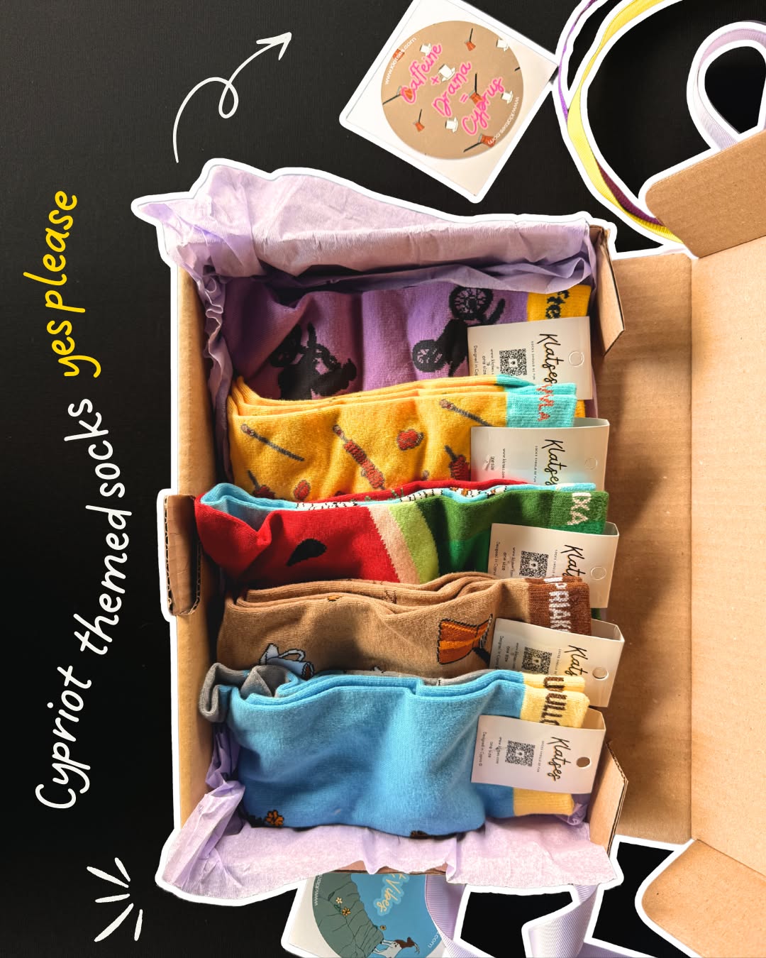 Not just socks. It’s a personality trait.
Read why → link in bio
#klatses #shoplocal #cypriot