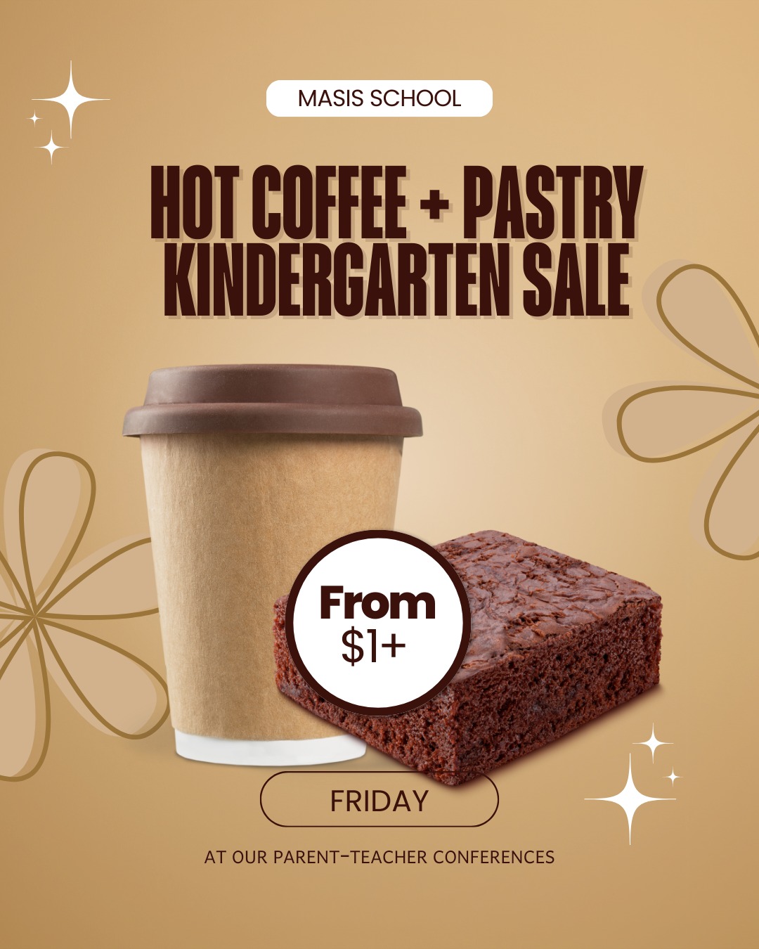 ☕🥐 Sweet stop during Parent-Teacher Conferences! 🥐☕
This Friday, while you’re on campus for Parent-Teacher Conferences, our Kindergarten class will be selling coffee and delicious pastries at school.
Please come by, enjoy a treat, and help us make our smallest students’ Promotion Day truly magical with your support and cooperation 💚✨
We promise the coffee is extra special — made with love by our kinder supporters! ☕💖
Thank you for always supporting our students!