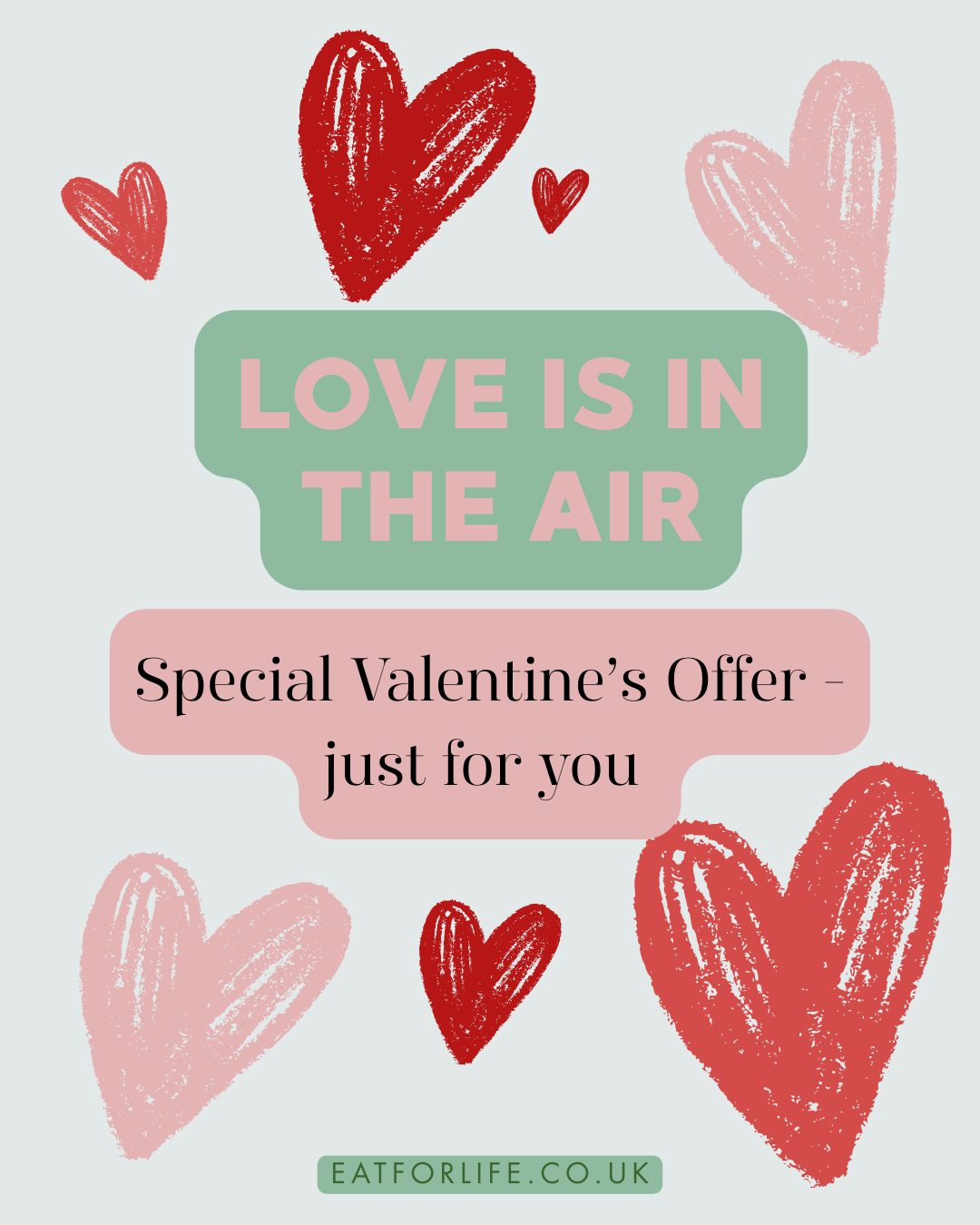 Love is in the air… and so are the chocolates 🍫💐
But this Valentine’s, what if you showed yourself a little love too? 💖
Feeling energised, confident and back in tune with your body is a gift that lasts far longer than flowers or chocolates ever will ✨
And it doesn’t just benefit you — it ripples out to everyone you love.
Or maybe you’re looking for a meaningful gift for someone special?
The gift of health is always in style 💝As the saying goes, “everyone has a million problems until they lose their health - then they have only one.”
To celebrate Valentine’s, I’m offering £200 off my Metabolic Balance® programme when you commit by the end of March 2026.
Because personalised nutrition isn’t a luxury — it’s the foundation of feeling your best 🌱
Ready to fall back in love with how you feel?
Send me a DM or get in touch at hello@eatforlife.co.uk to find out more 💌
#ValentinesSelfLove
#LoveYourHealth
#TheGiftOfHealth
#MetabolicBalance
#PersonalisedNutrition
#InvestInYourself
#MidlifeWellness
#FeelLikeYouAgain
#HealthIsTheNewRomance
#ValentinesOffer
#WellbeingJourney