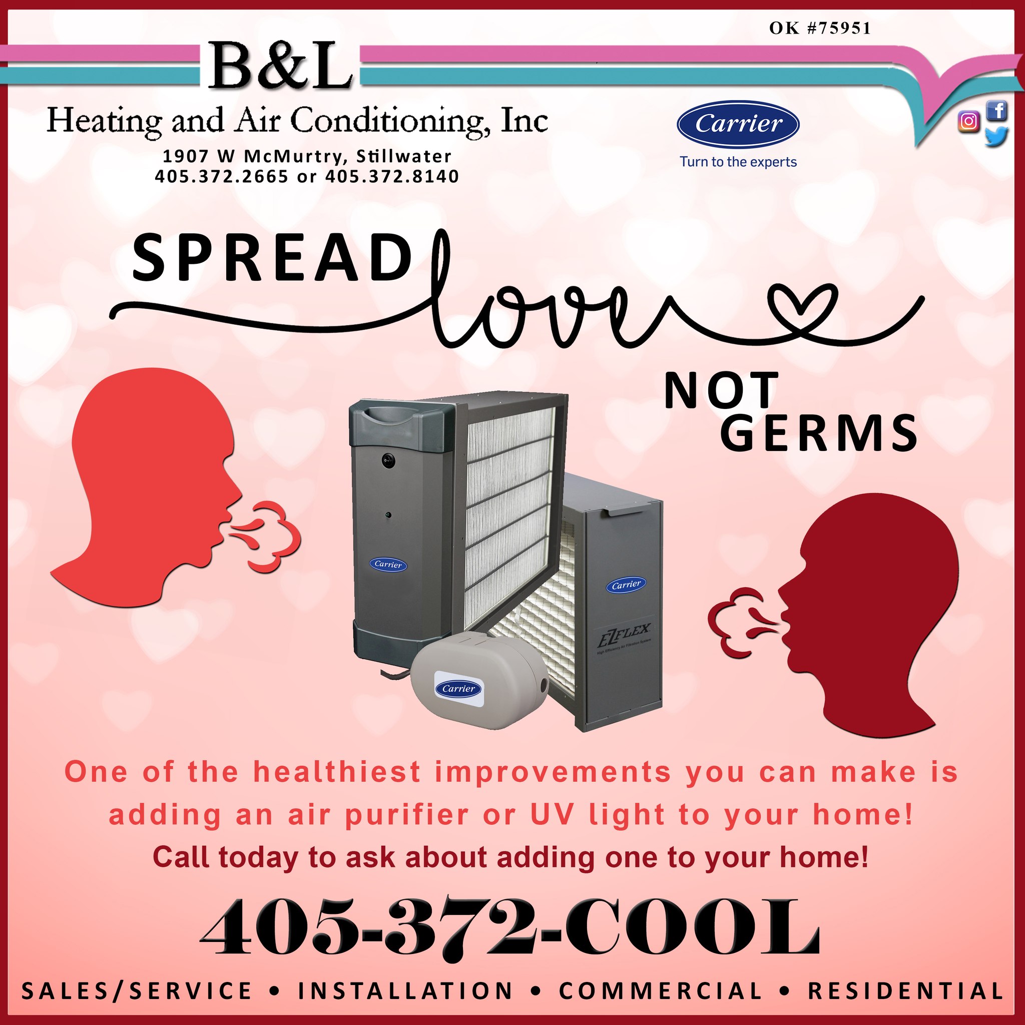 With six more weeks of winter looming, make sure your indoor air is as clean as it can be!