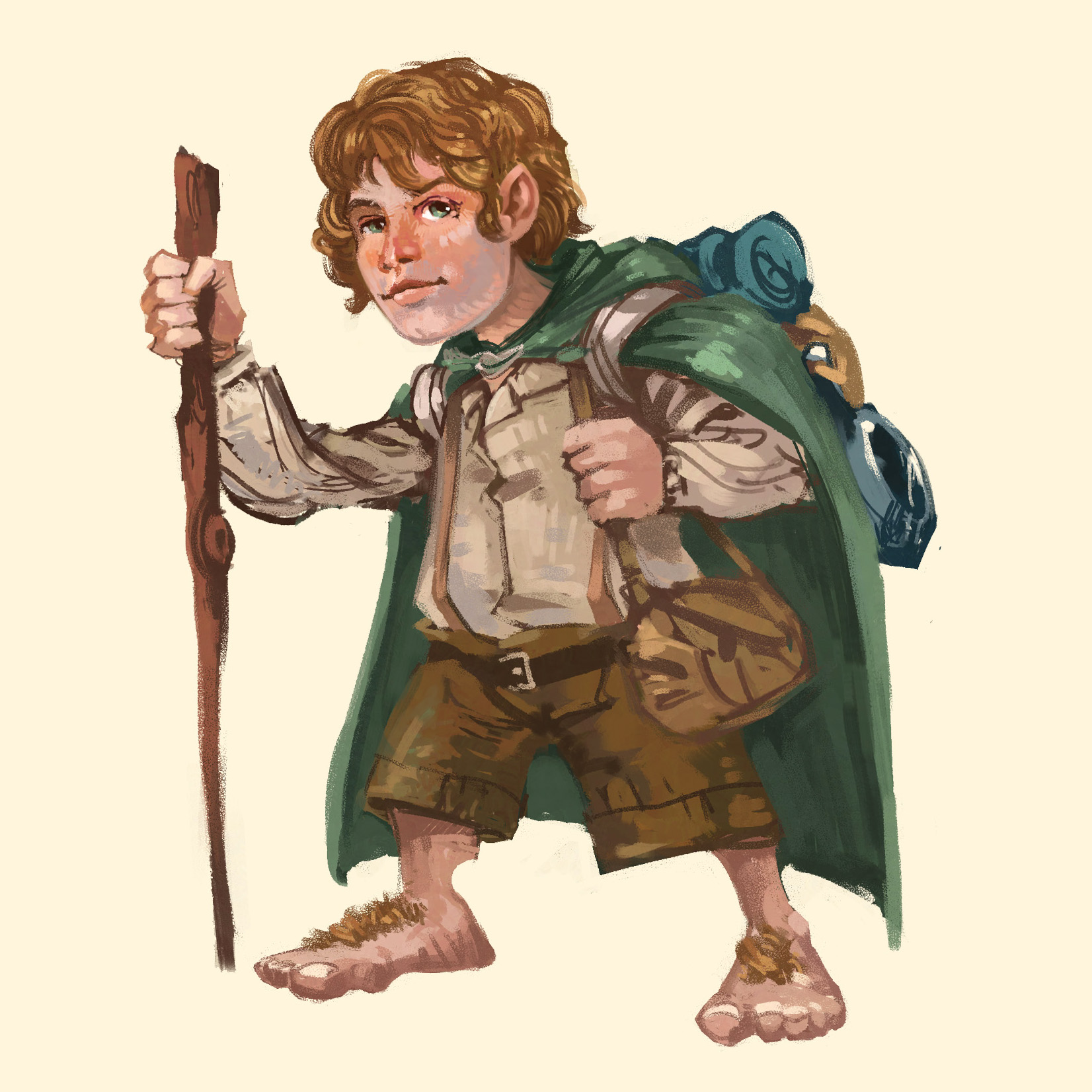 Samwise Gamgee
I was considering some of the comparisons between his character and that of David's most loyal friend, Jonathan.
"...the soul of Jonathan was knit to the soul of David, and Jonathan loved him as his own soul."
1 Samuel 18:1 (ESV)