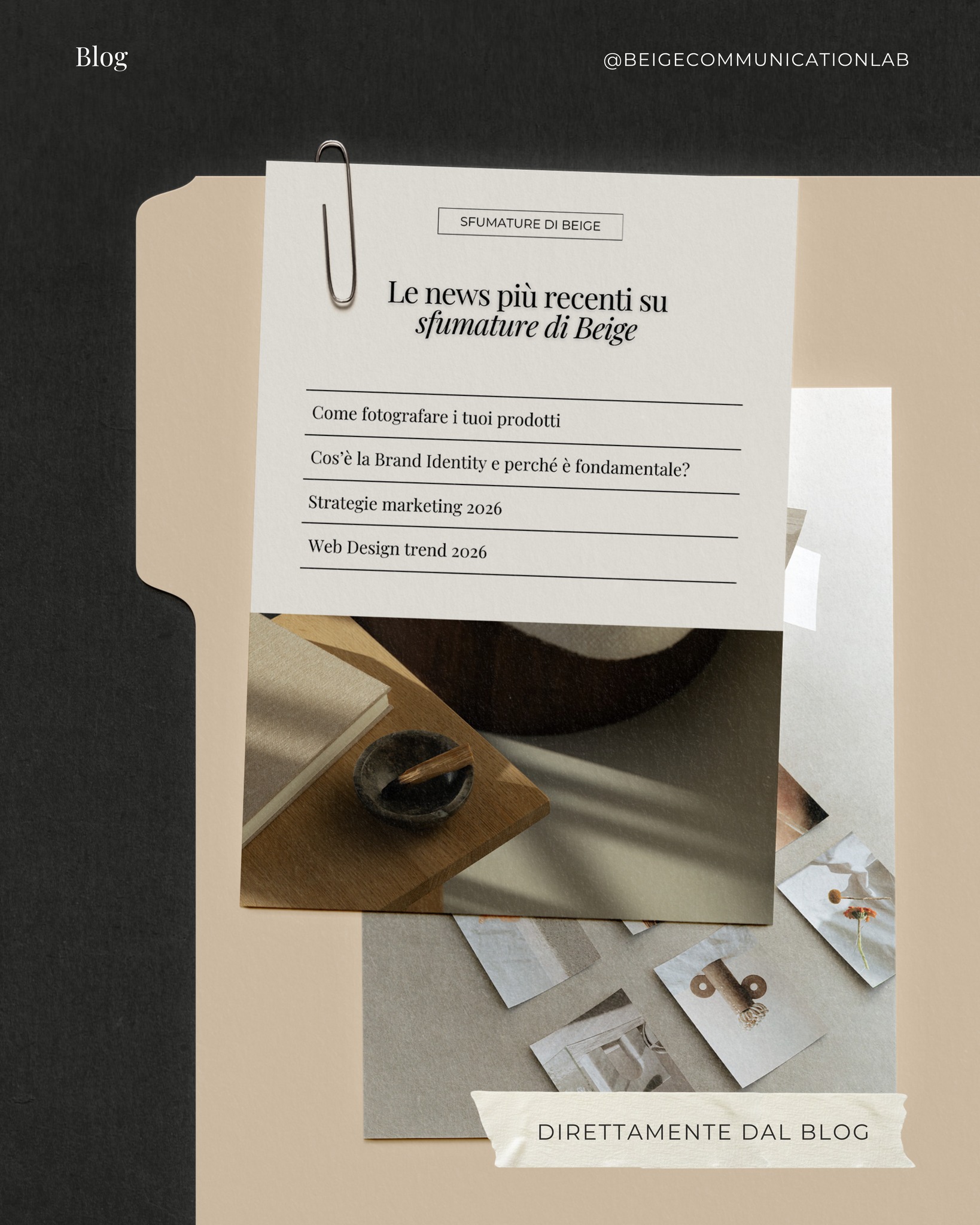 Sfumature di Beige nasce per raccontare la comunicazione in tutte le sue forme ☕️ Social, brand design, web design e marketing: quattro sfumature, un unico punto di vista.
In questo carosello trovi gli ultimi articoli del nostro blog. Scorri per scoprire i titoli e, se vuoi approfondire, li trovi tutti sul sito.
______
#beigecommunicationlab #communicationdesign