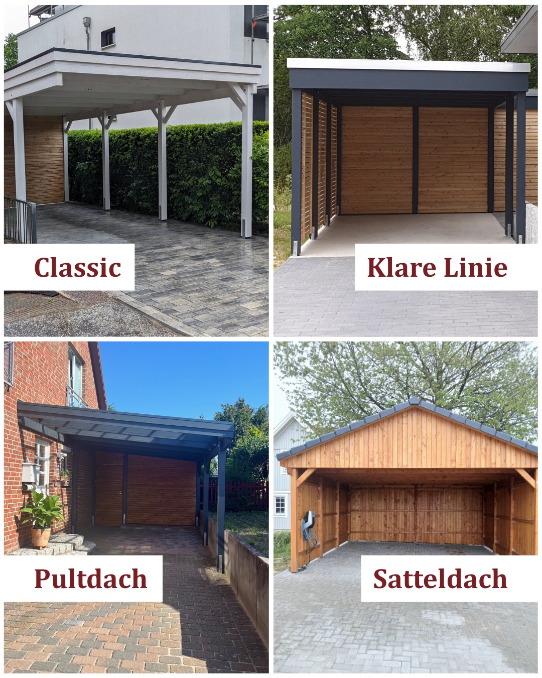 Welcher ist dein Favorit: Classic, Klare Linie, Pultdach oder Satteldach?
Wir sind gespannt 😃.
#holzcarport #carport #freeseholzcarport #carportexperten