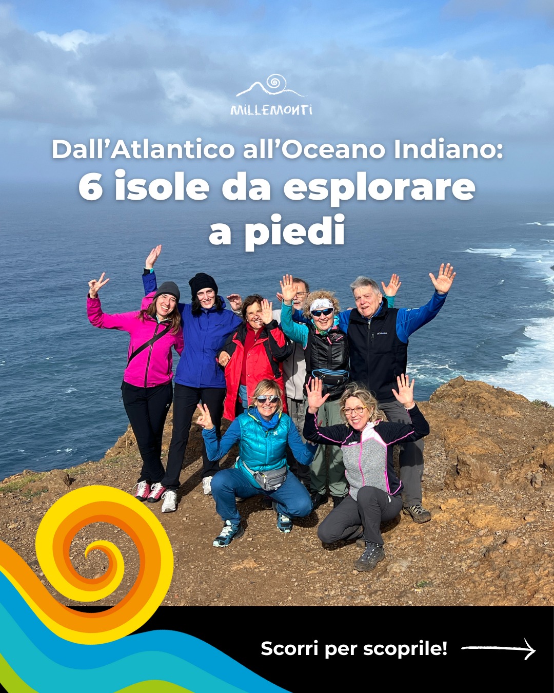 🏝️Le isole hanno qualcosa in più : sono mondi separati, circondati dal mare 🌊, con una natura forte e riconoscibile 🌿
Dalle scogliere delle #Azzorre sull’Atlantico ai vulcani di #Réunion e dell’ #Islanda, dai paesaggi lunari di #Lanzarote alle montagne verdi di #Madeira, fino alle casette bianche affacciate sul blu di #Amorgos, cammineremo su isole celebri per la loro bellezza 🥾✨
Scopri i programmi di viaggio completi su www.millemonti.it ✈️
#millemonti #outdoors #trekking #viaggiare #viaggi #viaggio #vacanza #vacanze #viaggiotrekking #vacanzedigruppo #viaggiodigruppo
@sportlandweb_ @kayland_official @rockexperienceofficial @guidealpinelombardia @guidealpine_italiane