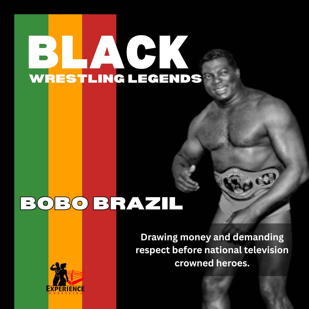 Today we begin a daily series highlighting influential Black figures in professional wrestling history, starting with Bobo Brazil, a true trailblazer whose impact was felt well before wrestling had a national stage.
Each day this month, we’ll spotlight one legacy, paired with an artifact and context drawn from the historical record, not just memory.
You can find a deeper look at each figure on our website, including a link to a classic match from today’s spotlight.
This is history worth preserving.
This is part of the lineage.
www.experiencewrestling.com/black-wrestling-legends