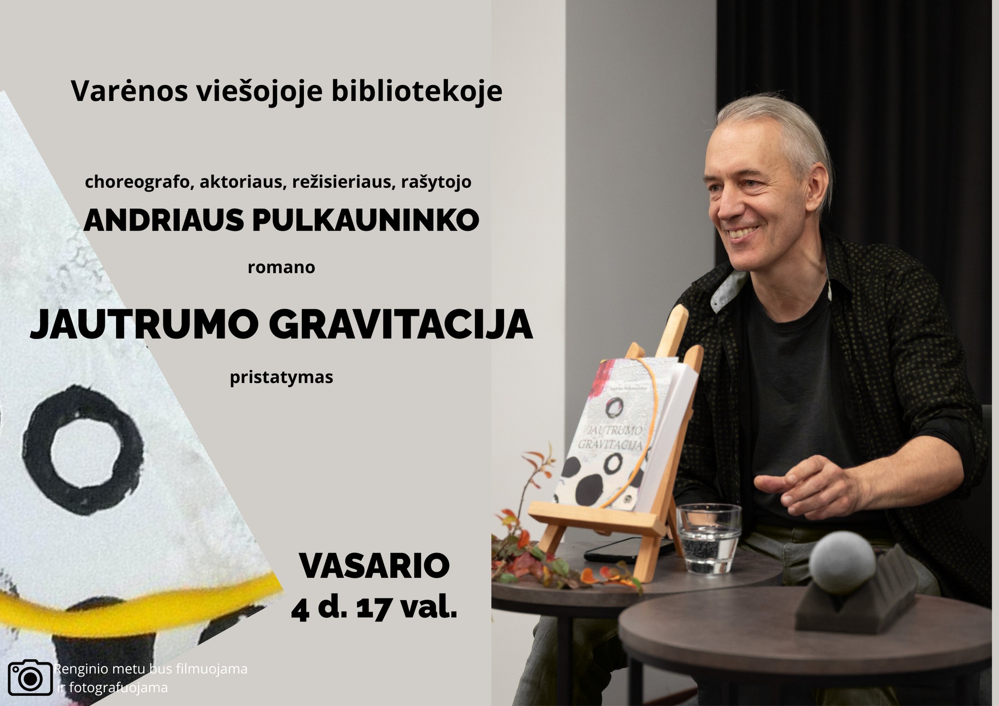 💫Šiandien, vasario 4 d., 17 val. bibliotekoje laukia susitikimas su Andriumi Pulkauninku – Lietuvos šiuolaikinio šokio atstovu, sukūrusiu japoniško Butoh tradiciją Lietuvoje, žinomu dėl savo ekstremalių performansų ir alternatyvaus šokio spektaklių.
💫Nekantriausieji galite susipažinti su Andriumi žiūrėdami tinklalaidę BADASs, kurioje Tomas Dapšauskas Andrių kalbina apie kūrybą, meną, nuobodulį ir gyvenimą tarp meditacijos ir įkvėpimo.
https://www.youtube.com/watch?v=EVVS9_xqAEg
💫 Iki pasimatymo vakare bibliotekoje!
#knygospristatymas #renginiaivarėnoje #pulkauninkas #naujosknygos #rašytojai #literatura #varėnosviešojibiblioteka #renginiai #renginiaibibliotekoje