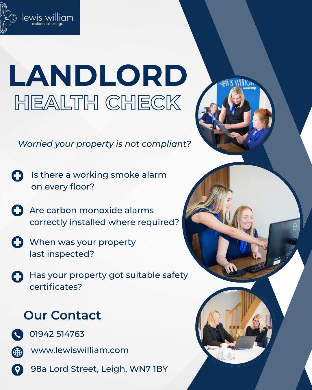 🔍 Confident your property meets all landlord requirements?
If you’re unsure, we’re here to help 🤝
With Lewis William, we ensure your property remains fully compliant — simply, professionally, and with ease.
👉 Speak to our team today.