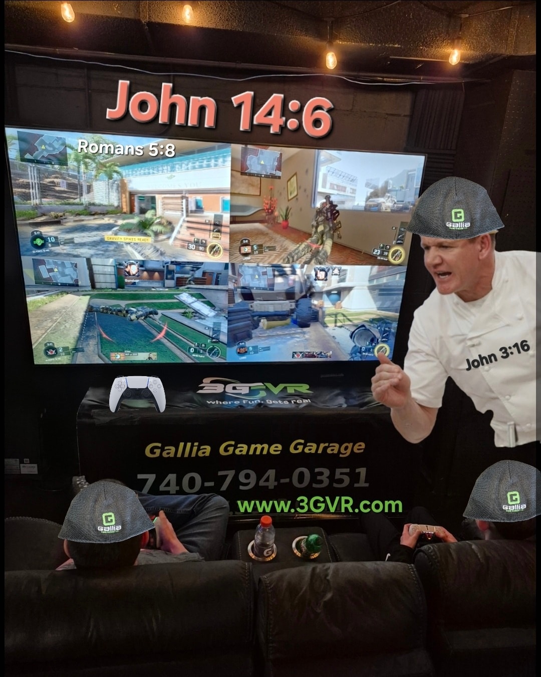 Gordon Ramsey saw your K/D ratio & said, "Just Pathetic!" You need to get in to the Gallia Game Garage & practice right NOW!
#gordonramsey
#gaming
#cod
#3gvr
#galliagamegarage
