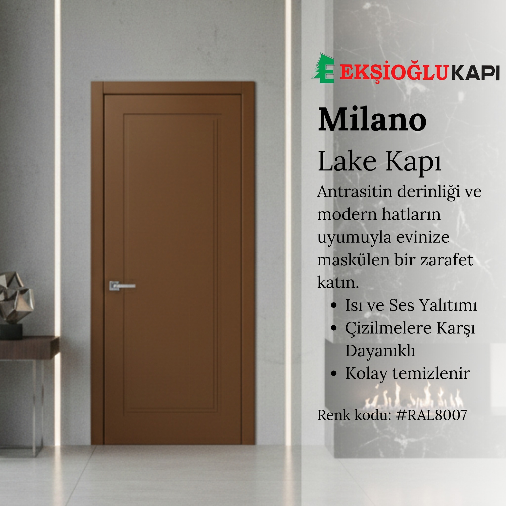 Ekşioğlu Kapı olarak, geniş model seçeneklerimizle tarzınızı mekanlarınıza yansıtıyor; uzman kadromuzun titiz işçiliğiyle hayalinizdeki kapıyı gerçeğe dönüştürüyoruz.
Neden Ekşioğlu Kapı?
🛠 Profesyonel Tecrübe: Üretimden montaja her aşamada uzman dokunuşu.
🎨 Zengin Çeşitlilik: Her tarza uygun, geniş model ve renk seçenekleri.
📐 Özel Üretim: İhtiyaç ve isteklerinize göre kişiselleştirilmiş tasarımlar.
🛡 Dayanıklı Kalite: Uzun ömürlü kullanım sunan birinci sınıf malzeme.
✨ Zarif Detaylar: Mekanlarınıza değer katan estetik dokunuşlar.
Siz değerli misafirlerimizi şubelerimize bekliyoruz.
📍 Şubelerimiz:
🏠 Nilüfer / Bursa (Küçüksanayi) Üçevler Mah. 39. Sk. 60. Blok No:9/11
📞 0224 441 23 99 | 📱 0543 441 23 99
🏠 Osmangazi / Bursa (Hipodrom) Namık Kemal Mah. İnönü Cad. No:62/A
📞 0224 215 55 06 | 📱 0544 297 23 99
🏠 Osmangazi / Bursa (Gülbahçe) Gülbahçe Mah. İnönü Cad. No:75
📞 0224 215 23 99 | 📱 0553 235 23 99
🏠 Bandırma / Balıkesir Paşakent Mah. Gönen Karayolu Cad. No:122/A
📞 0226 715 23 99 | 📱 0507 807 23 99
________________________________________
#eksioglukapi #icmekankapi #bursa #balıkesir #kapi