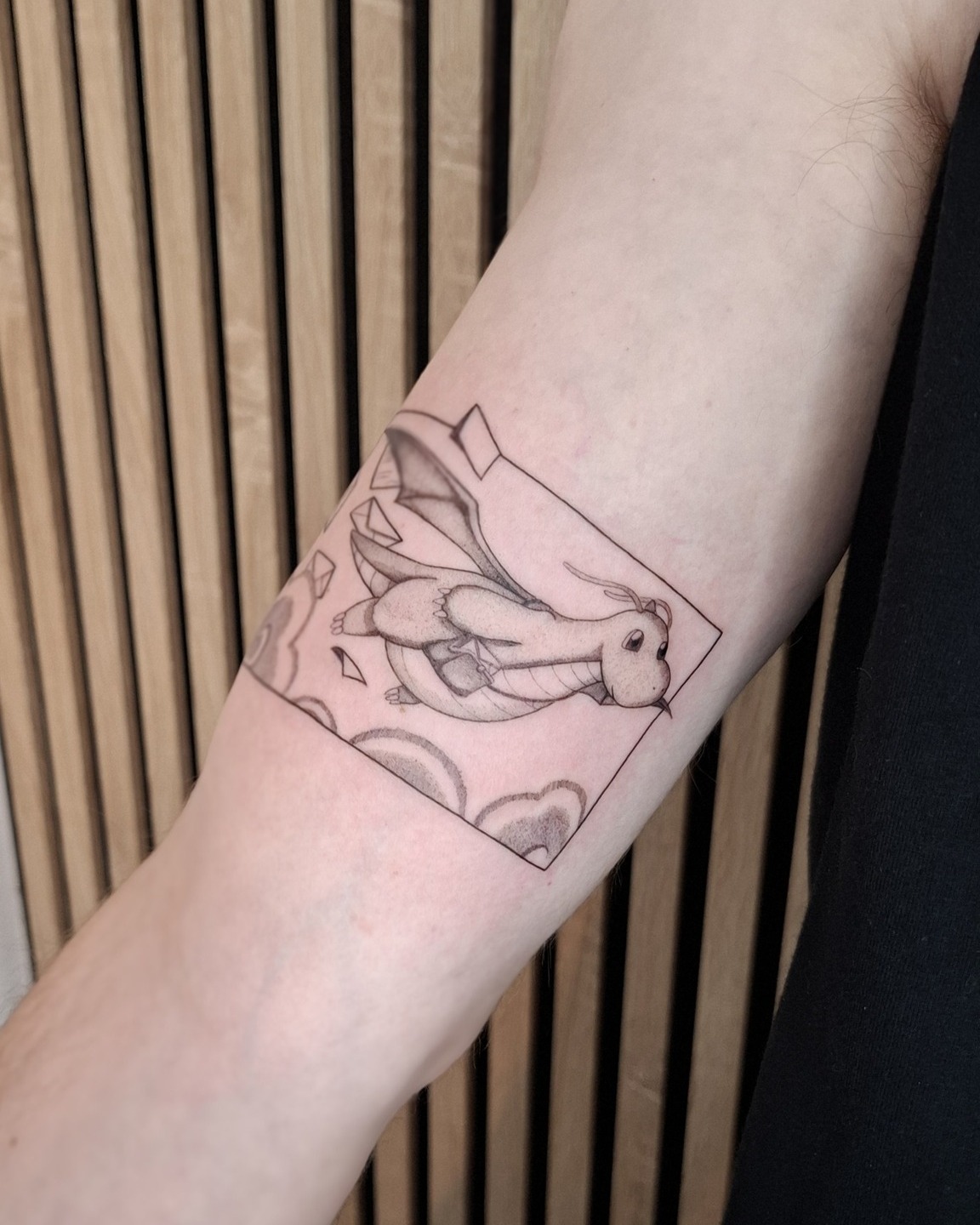You've got mail! by @luneink
This dragonite carries an important message -- refined linework, playful and cute, just what marks Karen her signature style.
Done at @thelostoasistattoo
Winter sucks, but we can cheer you up. Join us in the shop for a hot coco and tattoos, that will put some warmth in ya!
✨ Want ink like this? 👉 DM @luneink or email luneink.info@gmail.com to book your spot! ✉️