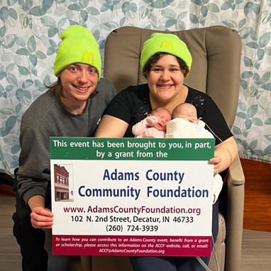 The ACCF recently awarded a grant for lodging at the Ronald McDonald House for Adams County residents. The Ronald McDonald House, in Fort Wayne is located within Parkview Regional Medical Center, recognizes the need to support the whole family when children are seriously ill or injured.
While at the Ronald McDonald house families receive support to meet financial strains, relational challenges, and emotional struggles in a home like environment close to their hospitalized child. By fulfilling the needs of the family, the Ronald McDonald House helps parents to be strengthened to care for and support their child’s healing during the medical journey.
Teresa White, Ronald McDonald House grant writer, expressed appreciation to the ACCF for this support, which has assisted in providing care and support for Adams County residents. Theresa also noted that this grant provided Adams County families 78 nights of overnight stays at the Ronald McDonald house. Details for the Ronald McDonald House can be accessed at (260) 266-3590.
Audra Snyder, ACCF Board and grants committee member noted that the ACCF is pleased to be able to support Ronald McDonald House Charities and their effort to help Adams County residents.