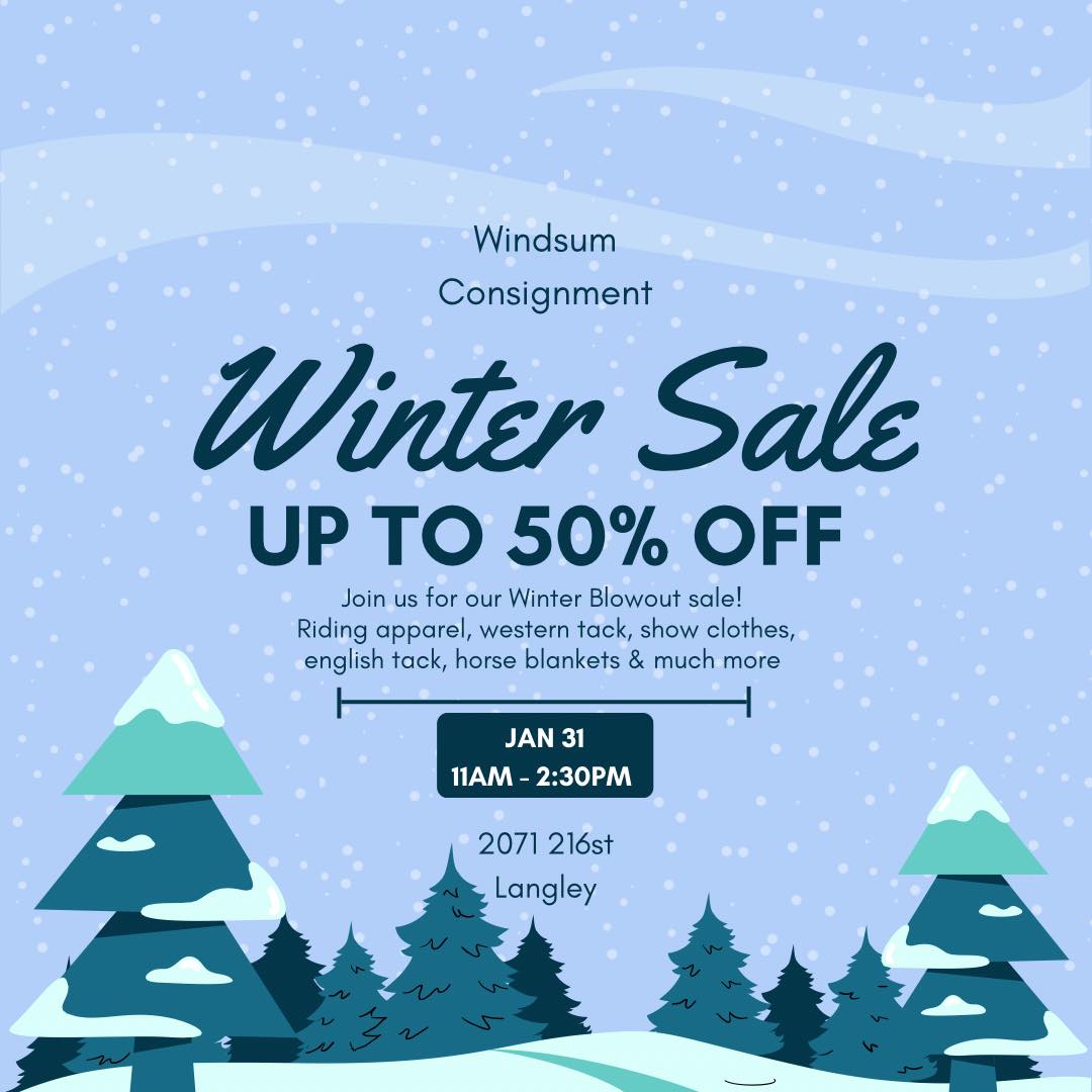 If you missed our sale earlier this month this is your opportunity to score some good deals! 🤩
WINTER BLOWOUT SALE
SATURDAY JANUARY 31
11am - 2:30pm
*cash or emt only
*ample parking
*no dogs
*the store is only partially heated so please dress for the weather