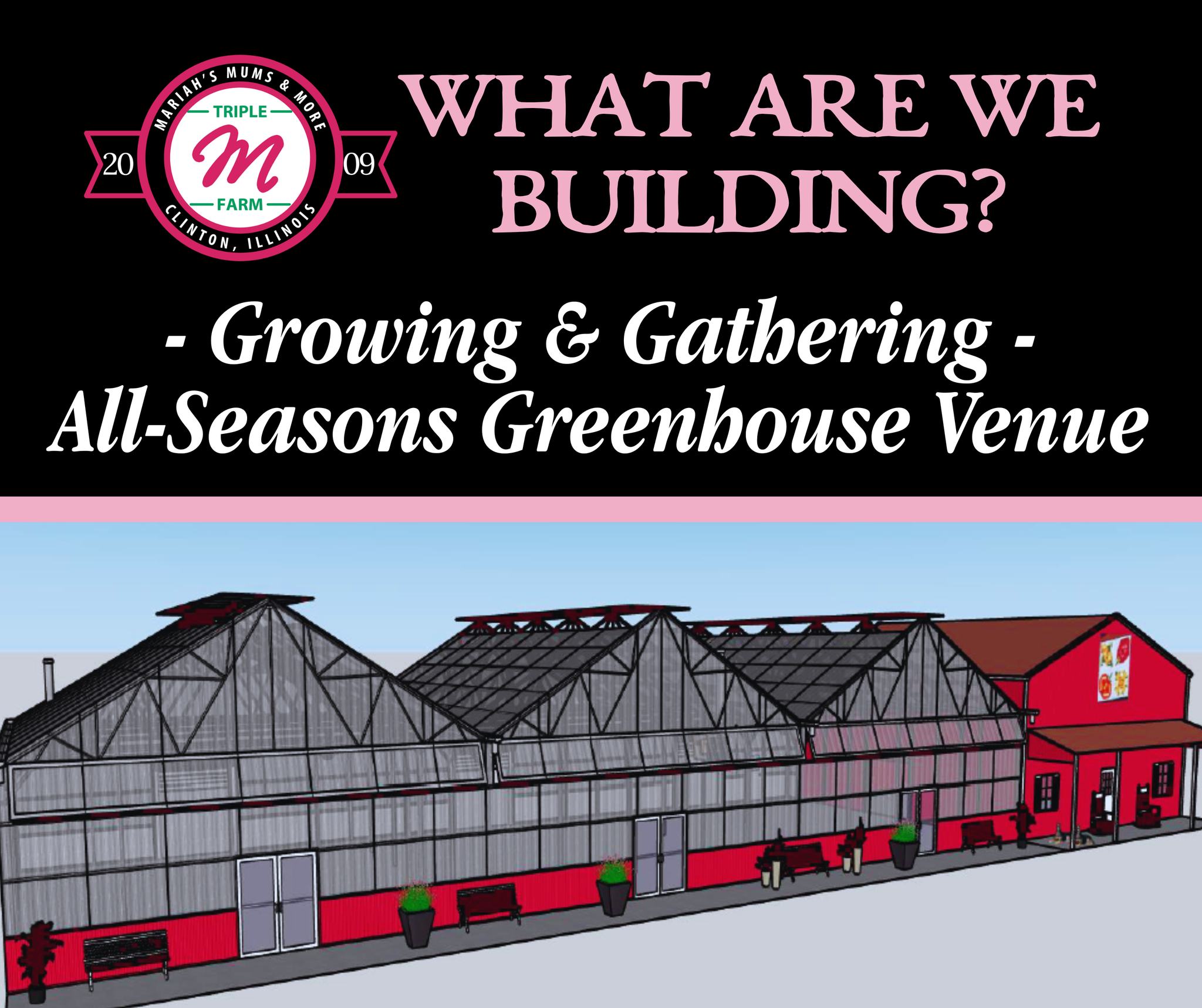 🌿✨ 𝗕𝗜𝗚 𝗥𝗘𝗩𝗘𝗔𝗟! ✨🌿
You’ve guessed, you’ve riddled… and now it’s time to spill the (potting) soil:
🎉 We’re building an 𝗔𝗟𝗟 𝗦𝗘𝗔𝗦𝗢𝗡𝗦 – 𝗖𝗟𝗜𝗠𝗔𝗧𝗘 𝗖𝗢𝗡𝗧𝗥𝗢𝗟𝗟𝗘𝗗 𝗚𝗥𝗘𝗘𝗡𝗛𝗢𝗨𝗦𝗘 & 𝗩𝗘𝗡𝗨𝗘 𝗳𝗼𝗿 𝗚𝗥𝗢𝗪𝗜𝗡𝗚 & 𝗚𝗔𝗧𝗛𝗘𝗥𝗜𝗡𝗚! 🎉
From spring blooms to winter greens, cozy workshops, new events to joyful celebrations — this space will be so much more than a greenhouse It will be a year-round destination for 🌸 growing, 🧑🌾 learning, 🎄 seasonal charm, 💍 special events, and most of all... unforgettable memories.
We can’t wait to grow into this next chapter — with YOU right alongside us!
Stay tuned for more details as we break ground and bring this dream to life. 💗
#MorethanMums #GreenhouseReveal #GrowingAndGathering #AllSeasonsVenue #FarmMagic #FromSoilToCelebration #MomentsWeLiveFor #SmallFarmBigImpact