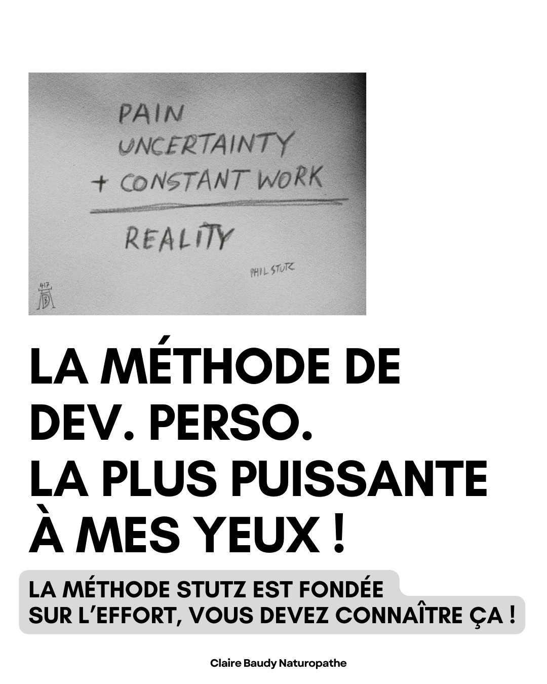 La méthode Stutz n’est pas juste un outil de développement personnel.
À mes yeux, c’est la plus puissante, parce qu’elle ne cherche pas à nous “réparer”, mais à nous rendre responsables et vivants, même dans l’inconfort.
Elle nous apprend à marcher avec nos peurs, nos limites, notre part d’ombre… au lieu de lutter contre elles.
Et c’est souvent là que tout change ✨
Si cela vous intéresse, la méthode STUTZ est un documentaire disponible sur Netflix
👉Pour prendre RDV avec moi : www.naturopathierennes.com
✅ Visio ou cabinet à Rennes
✅ Bilans de naturopathie avec programme personnalisé
✅ Bilans nutrition et micro-nutrition
✅ Coaching en développement personnel
✅ Massages, drainages, réflexologie plantaire
#stutz #devperso #developpementpersonnel #naturopathierennes #naturopatherennes #netflix
