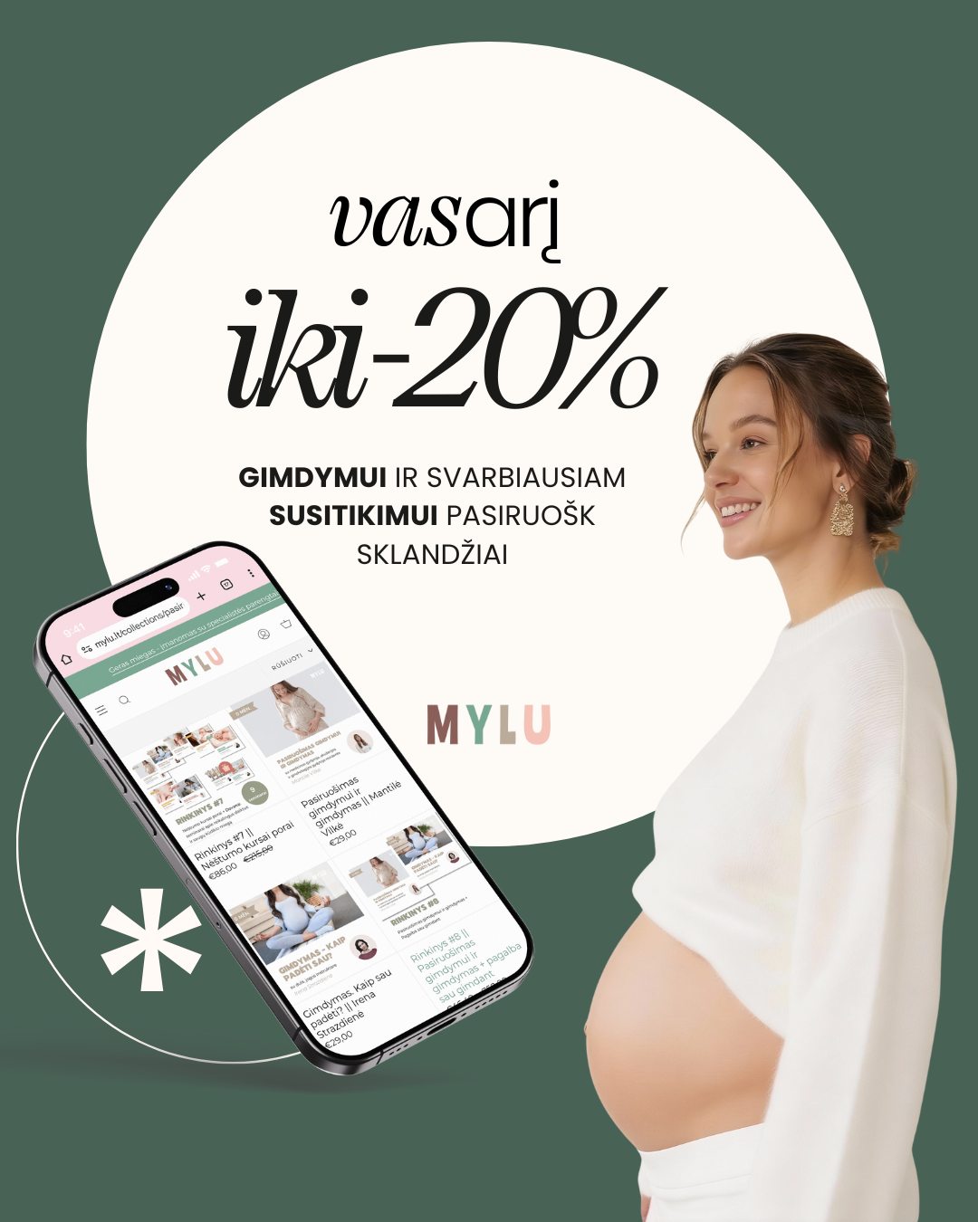 Kartą viena būsima mama mums pasakė: „Aš nebijau gimdymo. Aš bijau nežinoti.“
Ir tai taip pažįstama.
Laukiantis galvoje sukasi ne tik kvėpavimo technikos ar gimdymo planas, bet ir tūkstantis kitų klausimų: kaip pasiruošti emociškai, ko tikėtis pirmomis dienomis, kaip bus su miegu, maitinimu, santykiais… 🤍
🤰 Būtent todėl Mylu.lt vienoje vietoje surinkome pasiruošimo gimdymui seminarus, kuriuose – patikima, specialistų parengta informacija būsimiems tėvams.
Rinkitės iš 19 seminarų ir pokalbių apie:
🗝️ nėštumą ir emocinį pasiruošimą
🗝️ pagalbą sau gimdymo metu
🗝️ saugų kūdikio miegą
🗝️ žindymą ir maitinimą
🗝️ naujagimio būkles, sveikatą ir raidą
🗝️ poros santykių pokyčius tapus tėvais
✨ Visą vasarį:
– pasiruošimo gimdymui kategorijos seminarams taikome -20%
– atrinktoms mamos kategorijos prekėms -10%
Daugiau ramybės. Daugiau aiškumo. Daugiau pasitikėjimo savimi. 💛
Viską rasite www.mylu.lt (arba per nuorodą bio!)
– Mylu.lt komanda
#mylu #mylult #nestumas #laukiuosi #nestuke #pasiruosimasgimdymui #motinyste #tevyste #mamosgyvenimas